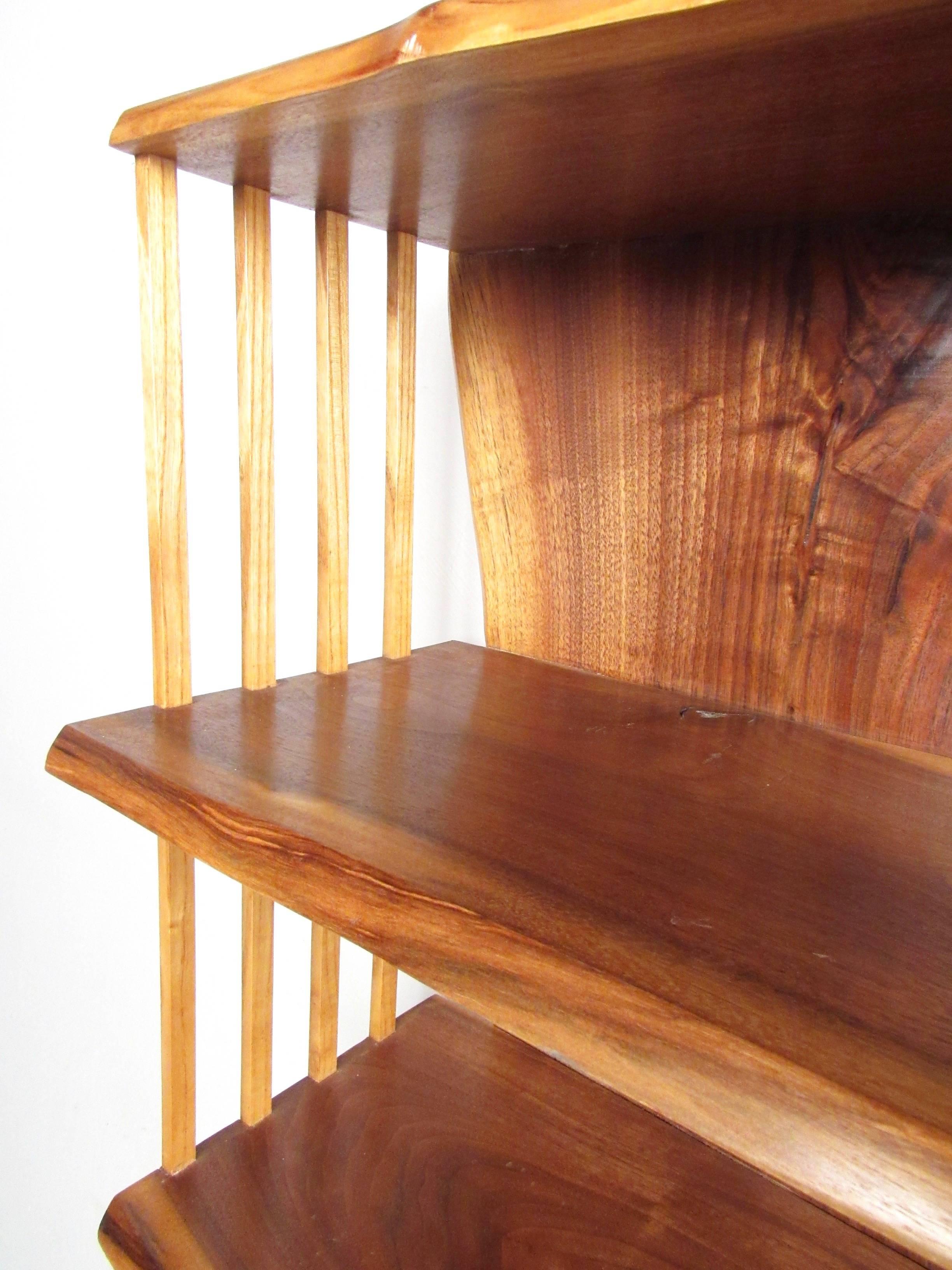 Live Edge Wall Shelf in the Style of George Nakashima 1