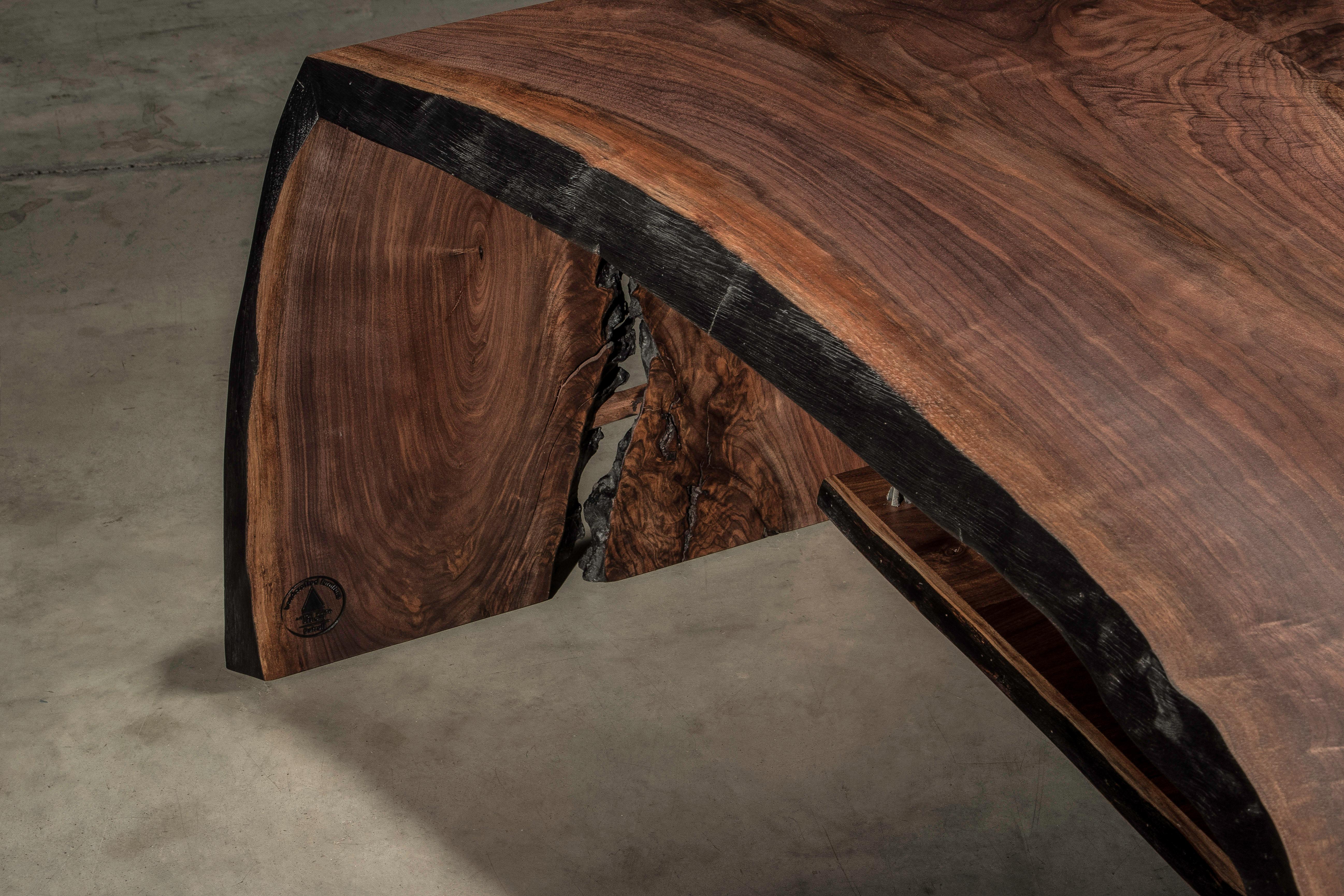 Live Edge Walnut Coffee Table 