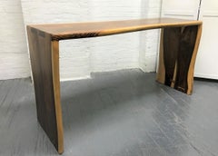 Live Edge Walnut Console Table