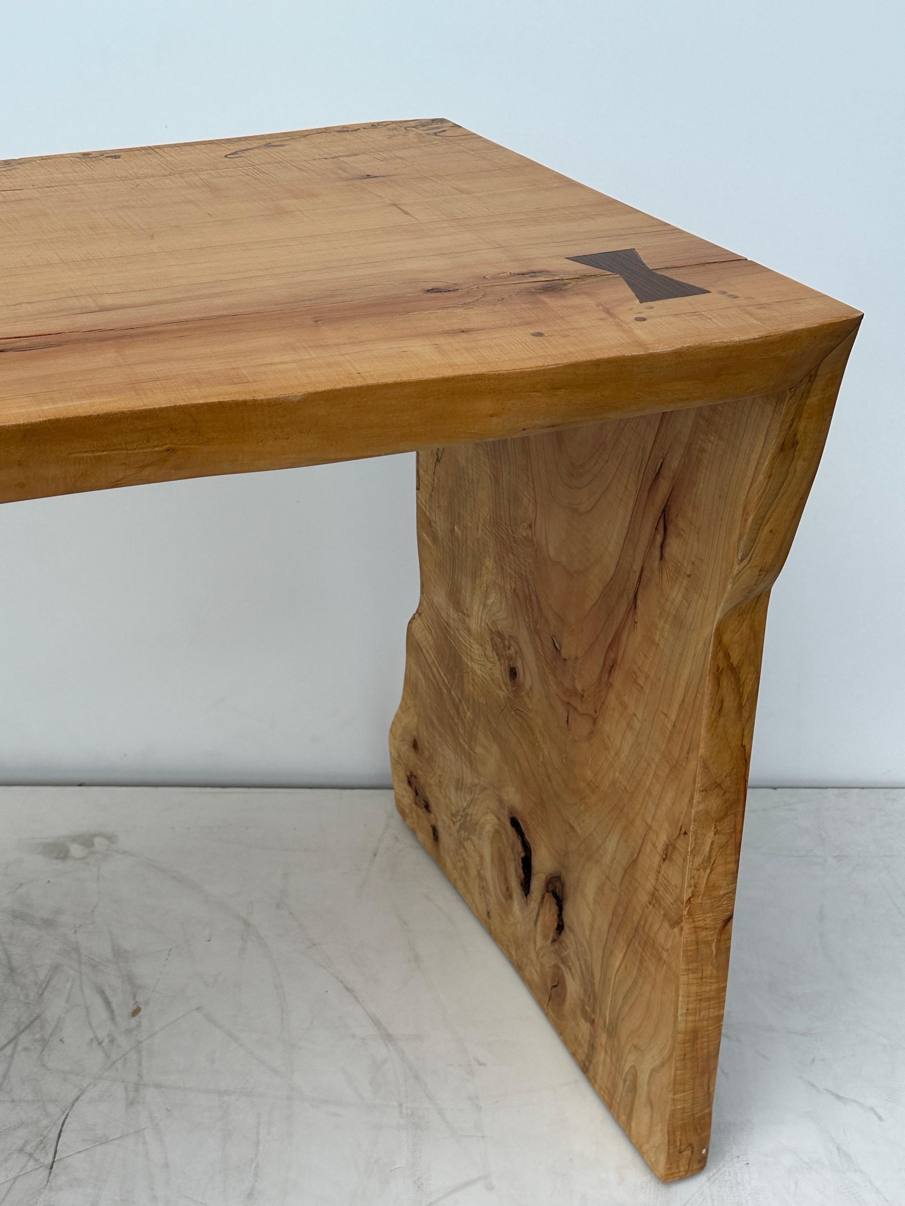 Live Edge Waterfall Desk Console Table 4