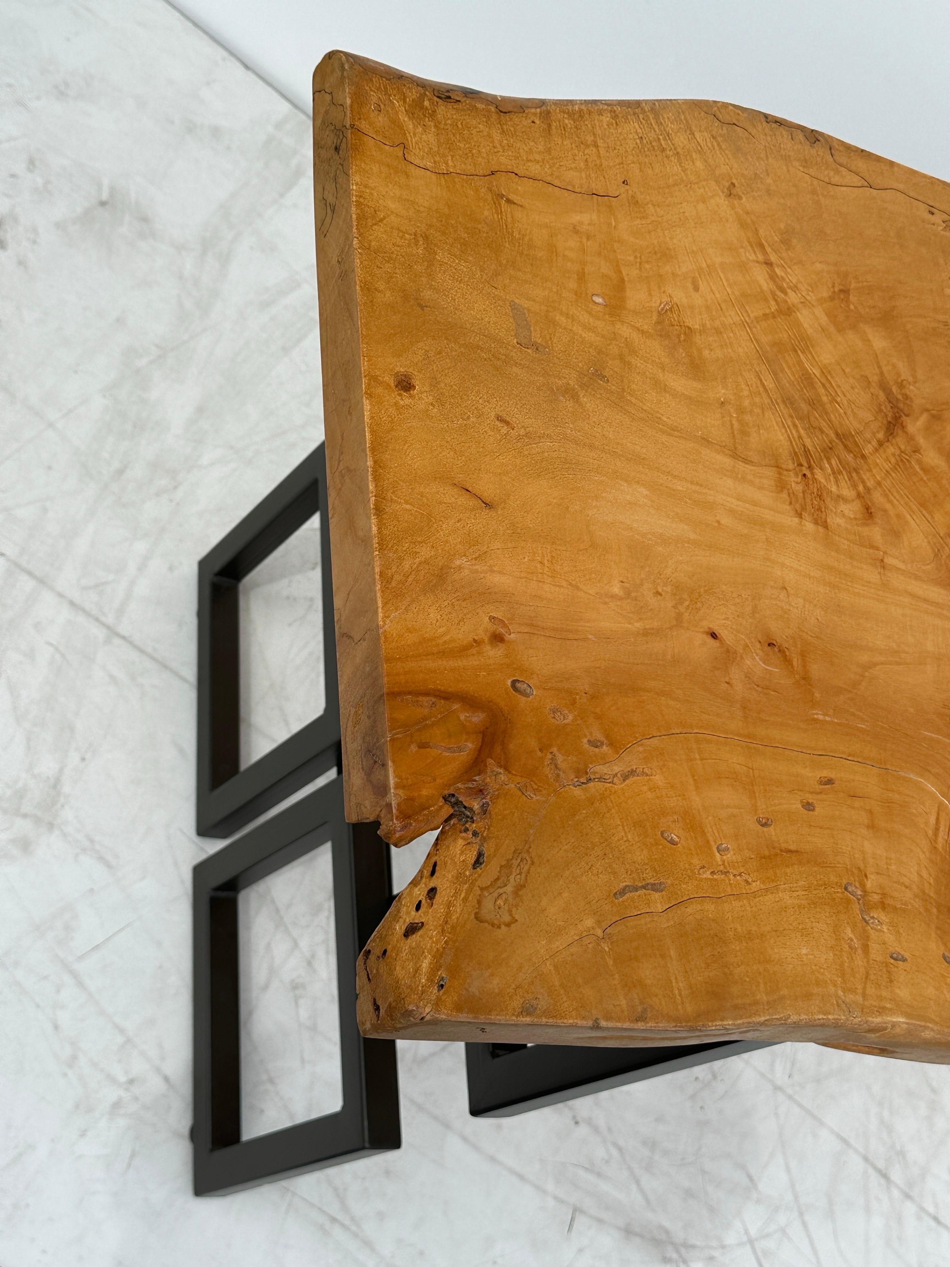 Live Edge Waterfall Desk Console Table 6