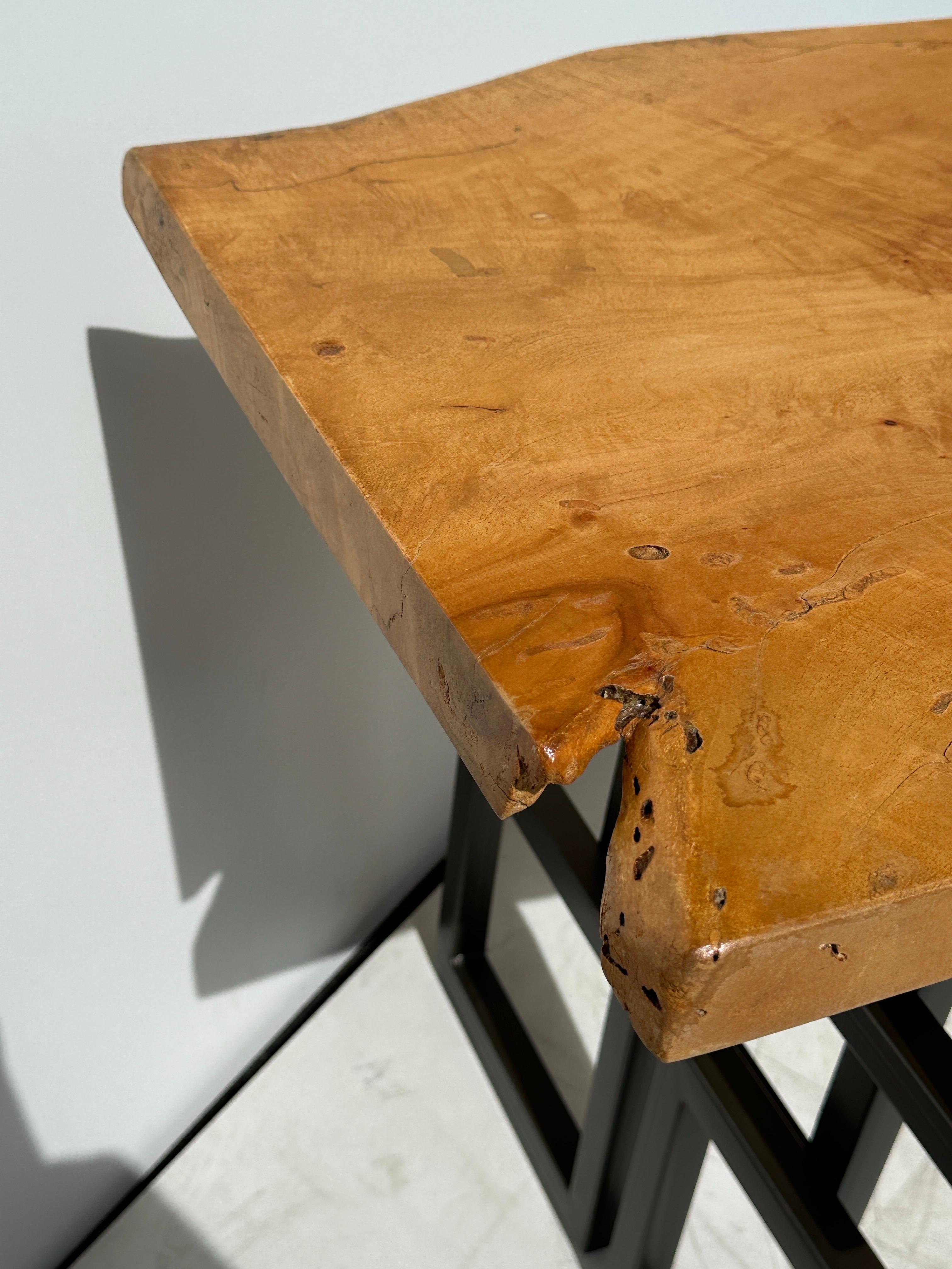 Live Edge Waterfall Desk Console Table 9