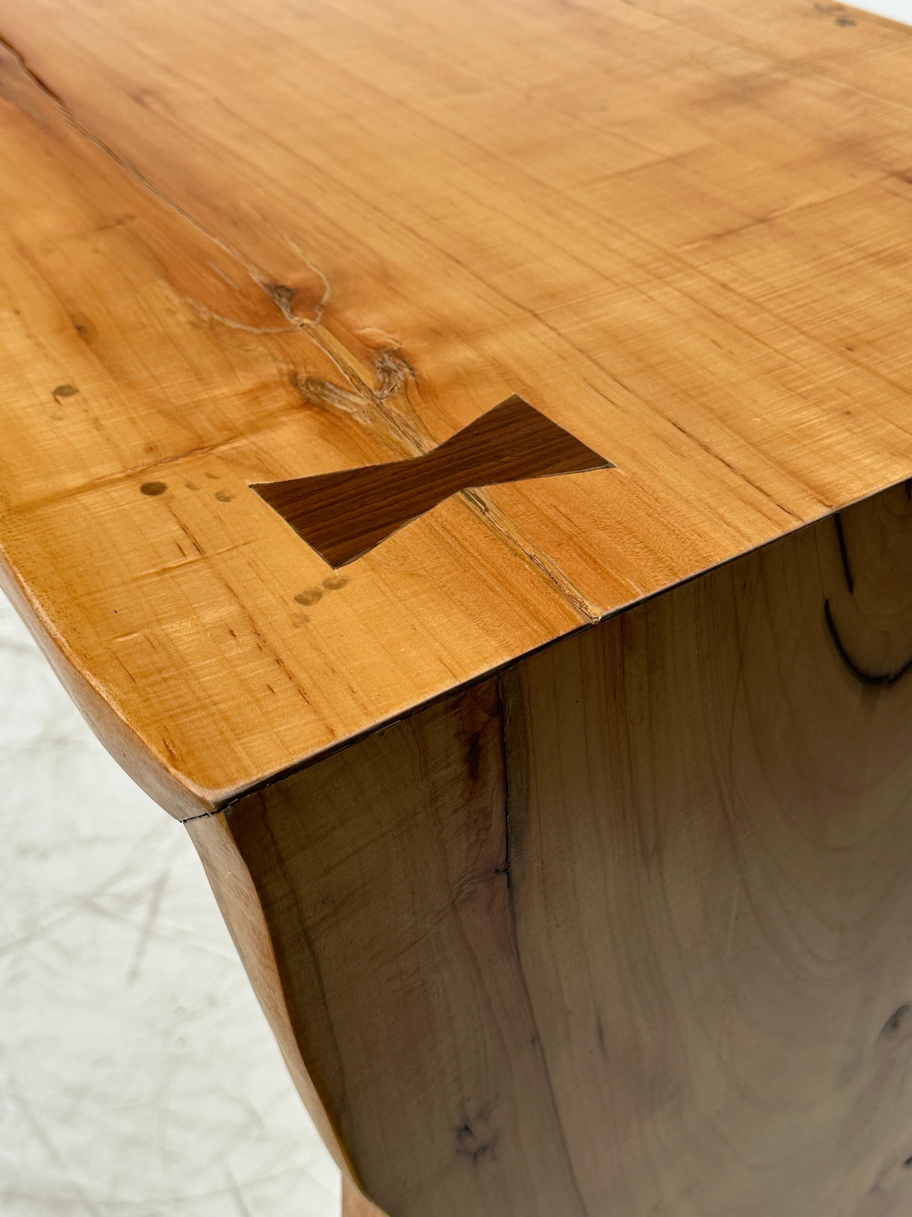 Live Edge Waterfall Desk Console Table 11