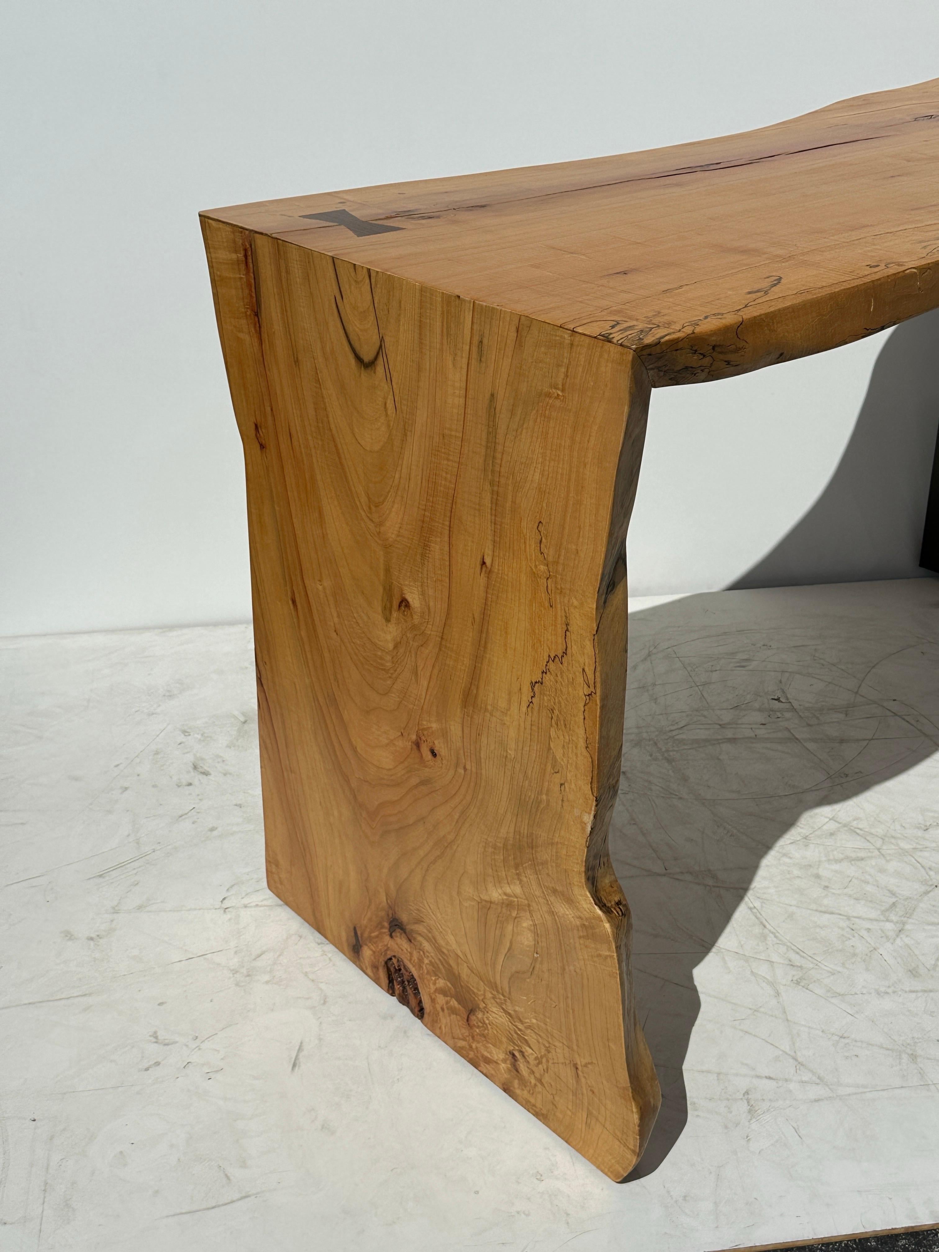 Live Edge Waterfall Desk Console Table 13
