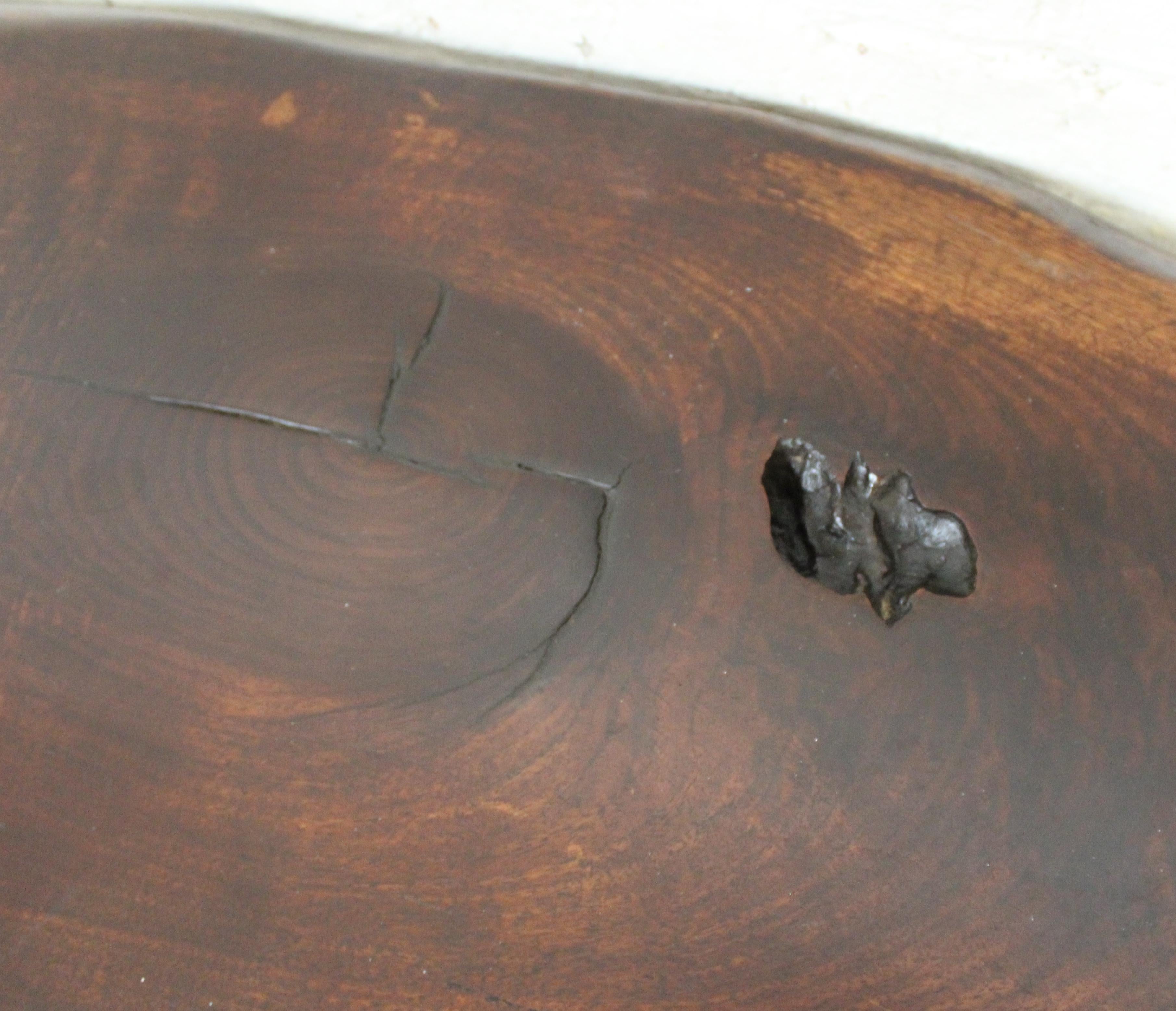 Legno Tavolo e panca a cascata con bordo vivo in vendita