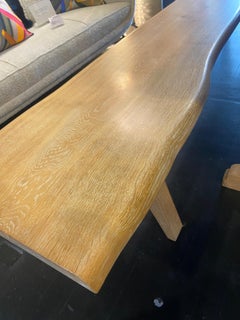 Live Edge White Oak Bench
