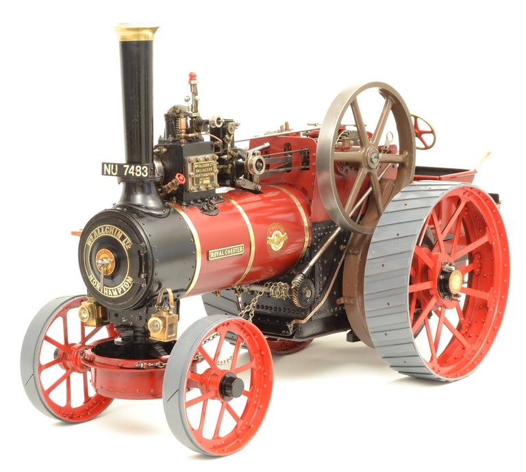 Live Steam Scale Model Steam Traction Engine For Sale at 1stDibs