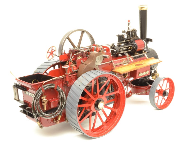 Live Steam Scale Model Steam Traction Engine For Sale at 1stDibs