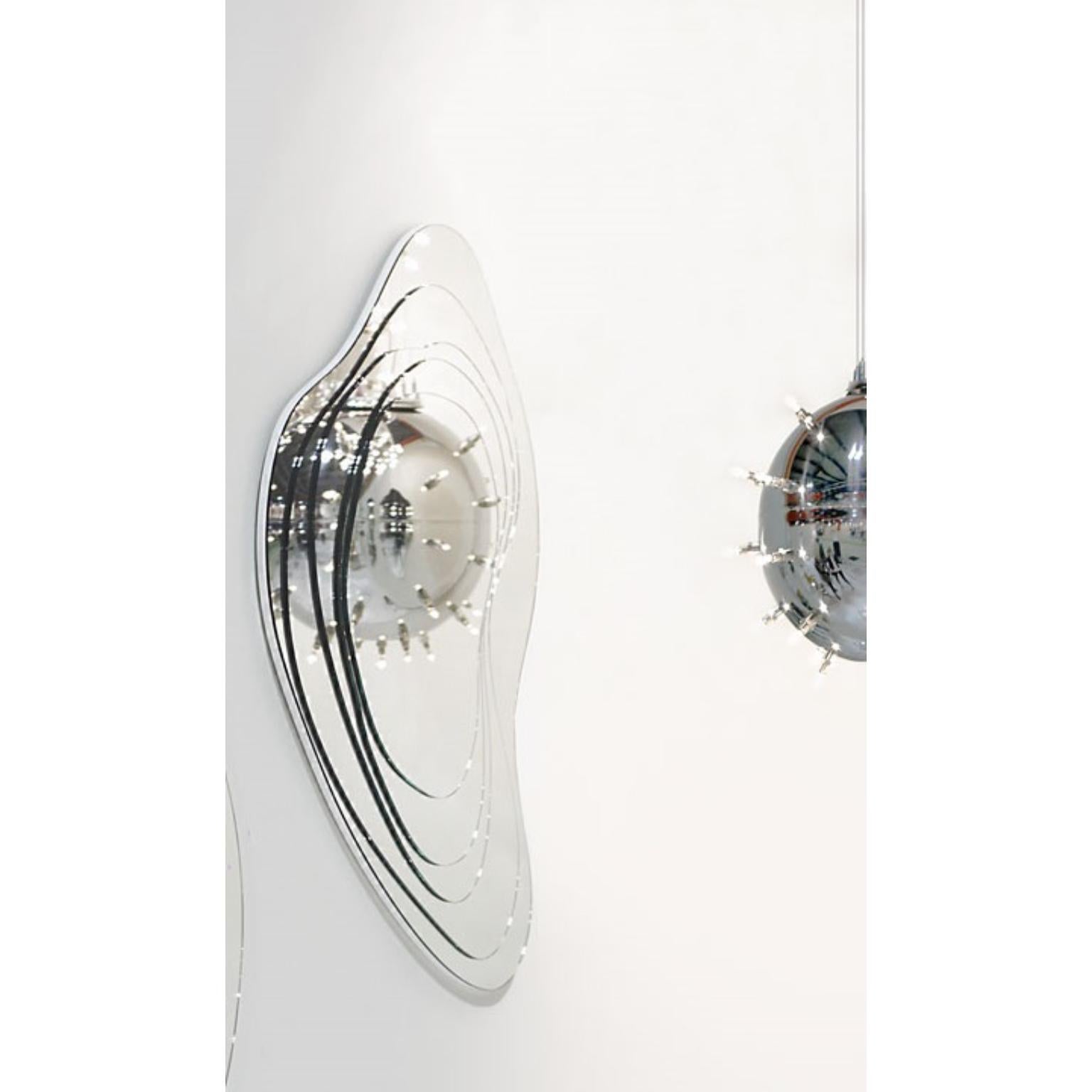 Miroir mural Livelli 1850 avec MDF blanc par Barberini & Gunnell Neuf - En vente à Geneve, CH
