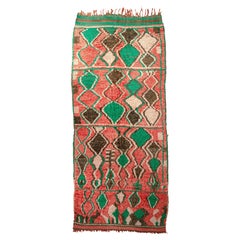 Lively vintage Moroccan Boujad rug in vivid palette curated by Breuckelen Berber