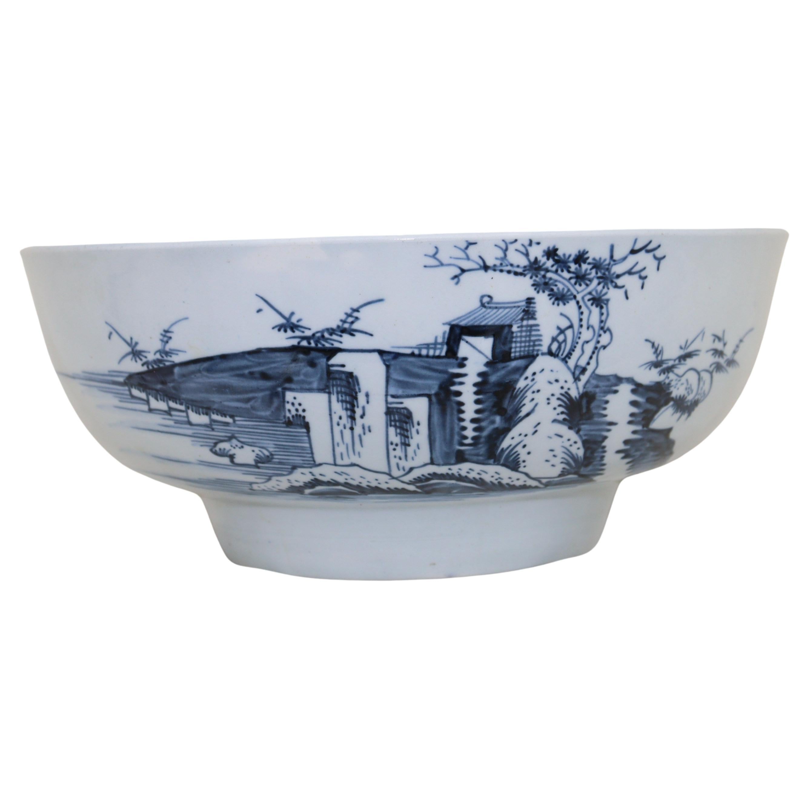 Liverpool porcelain bowl For Sale