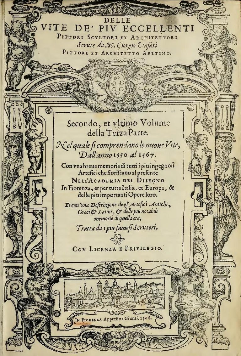 'Lives of the Artists' , Four Complete Volumes, Vasari