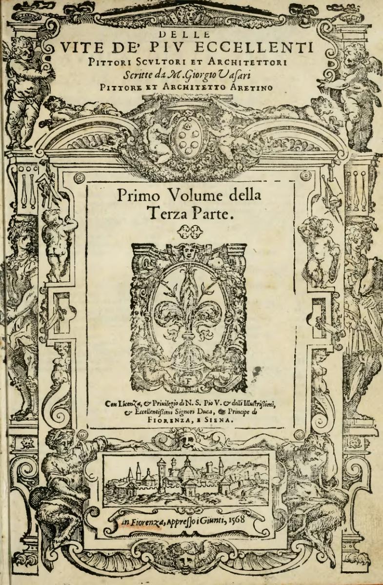 vasari book lives of the artists