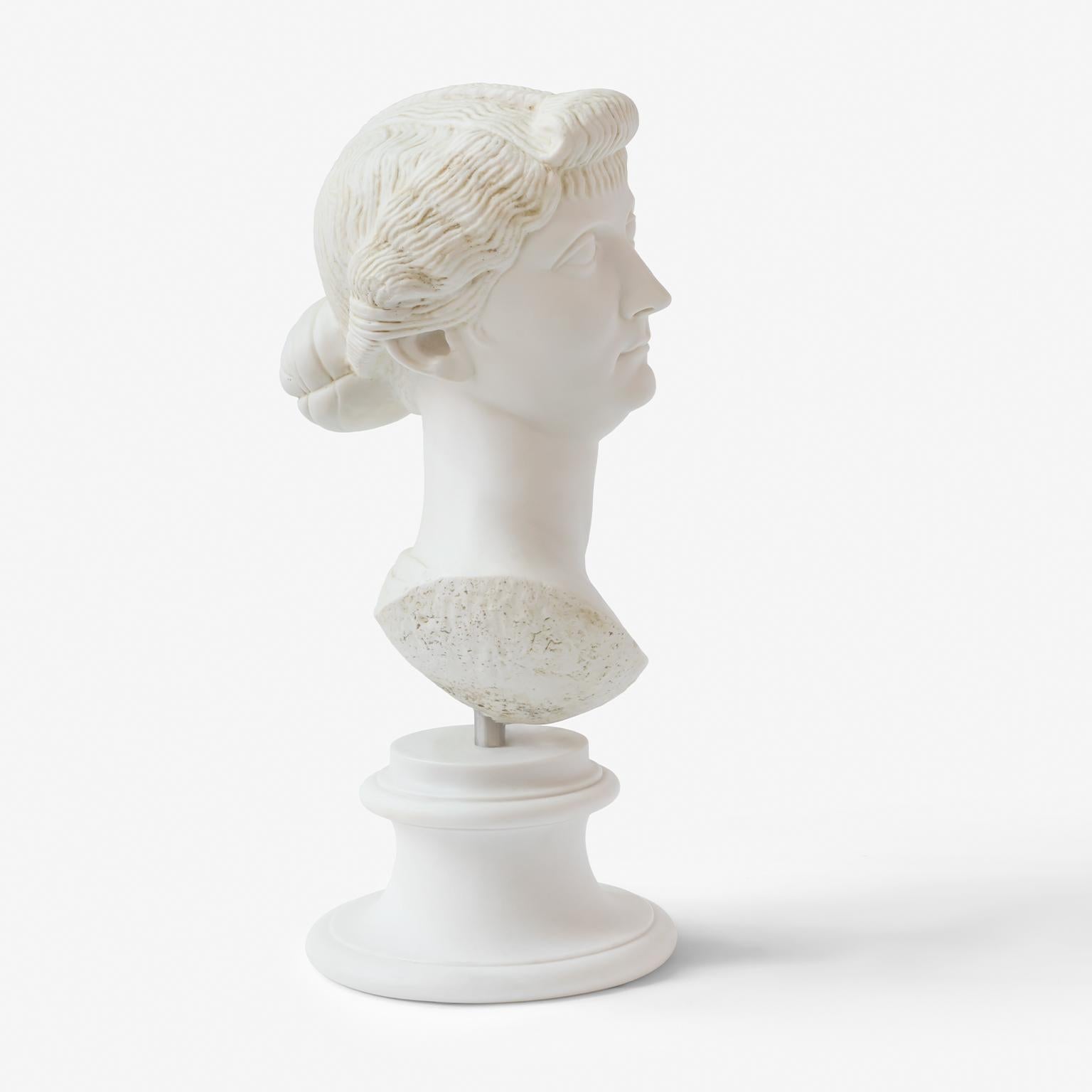 Turkish Livia Bust Made with Compressed Marble Powder 'Ephesus Museum' For Sale