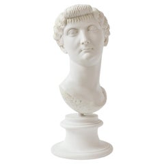 Buste de Livia en poudre de marbre comprimée « Musée de l'Éphèse »