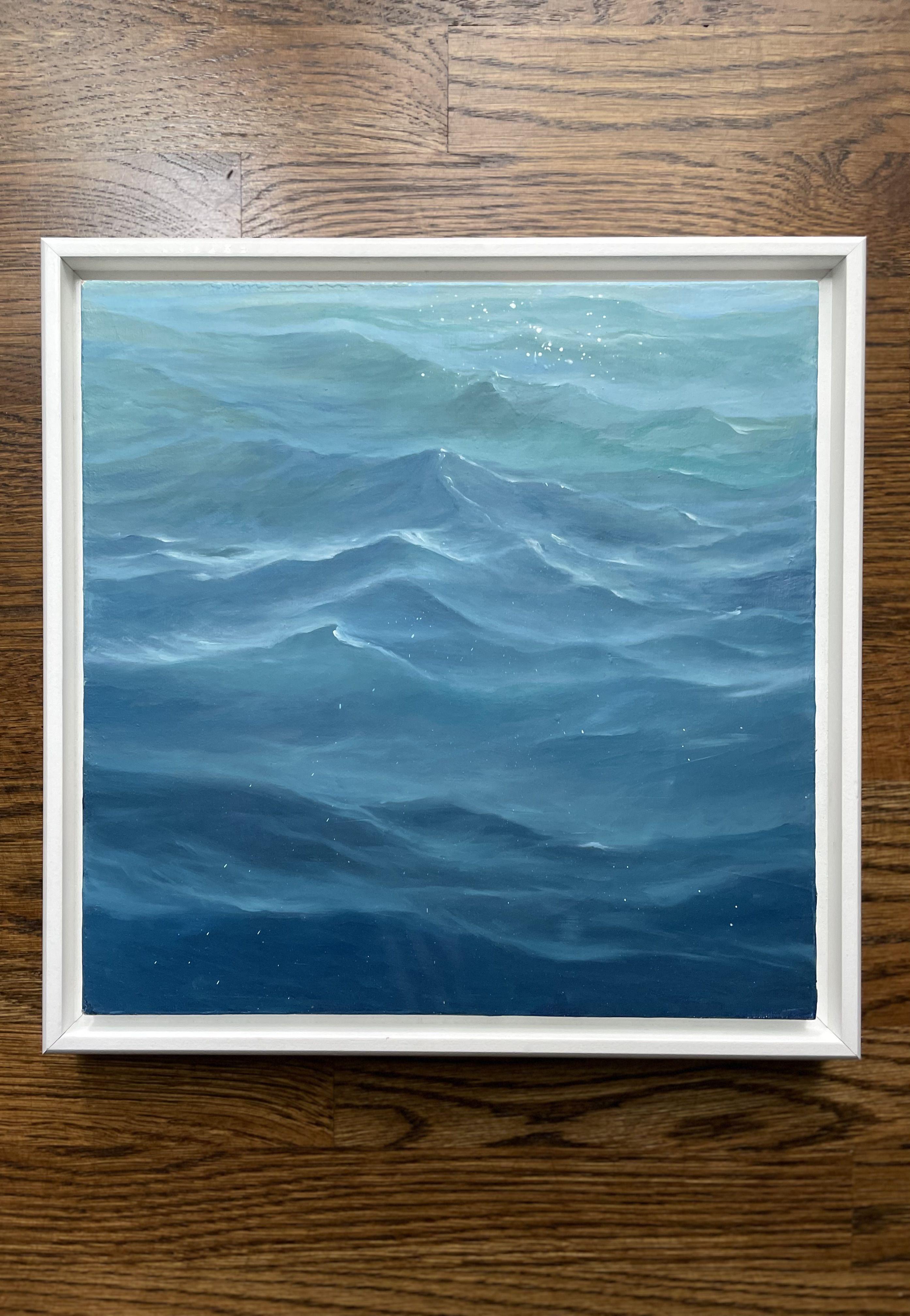 Waves, Gemälde, Öl auf Leinwand (Realismus), Painting, von livia mosanu