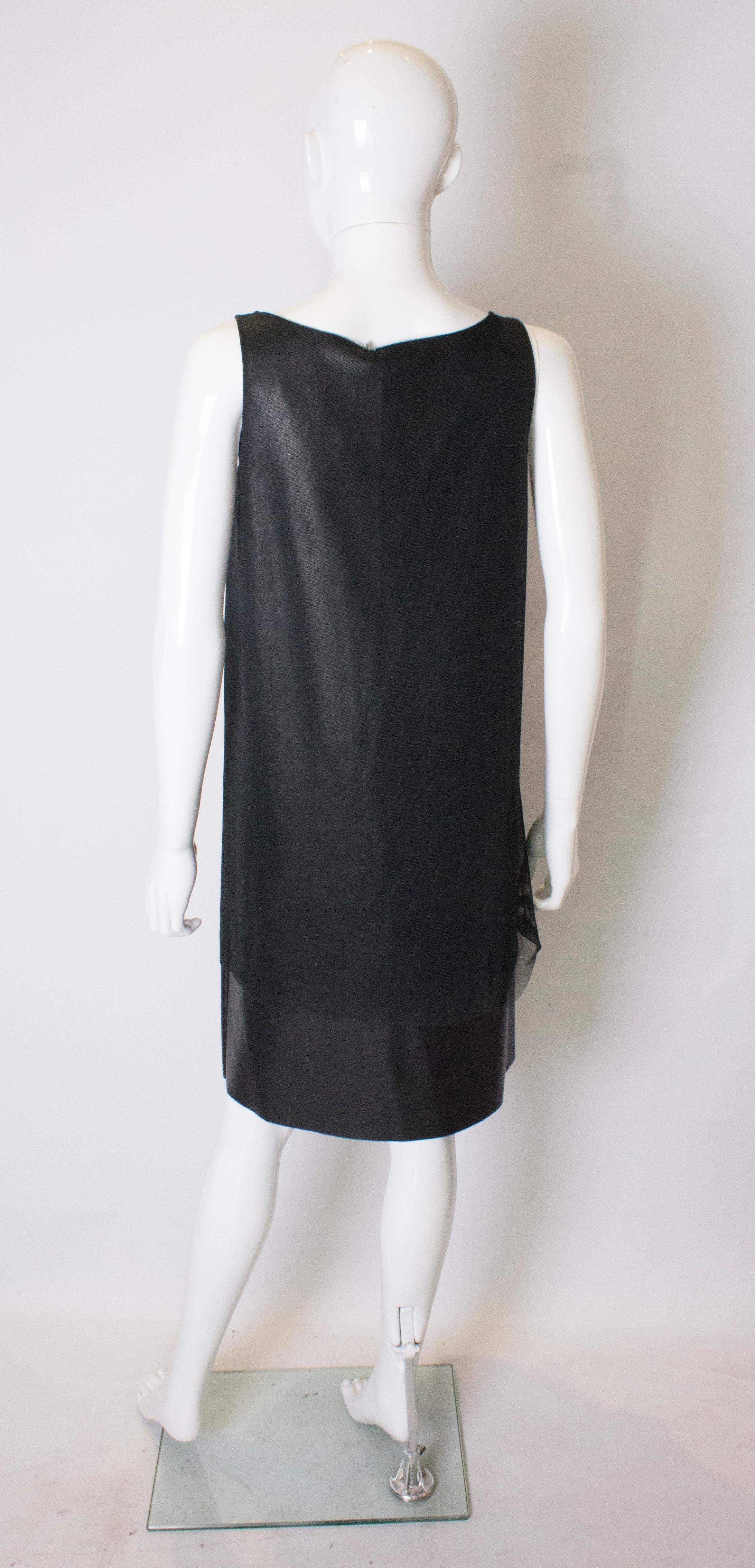 Women's Livian Conti Black Shift Dress For Sale