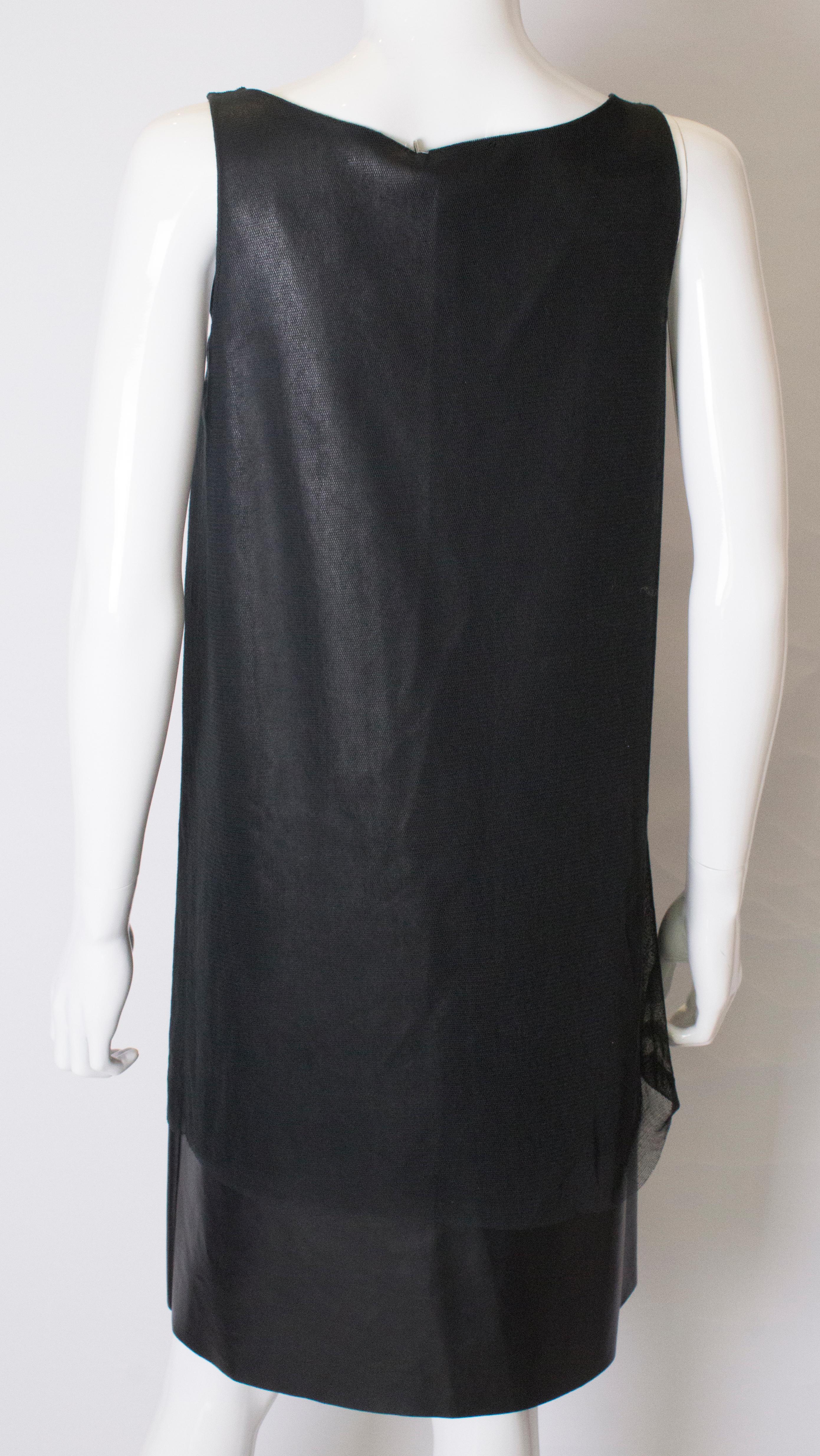 Livian Conti Black Shift Dress For Sale 1