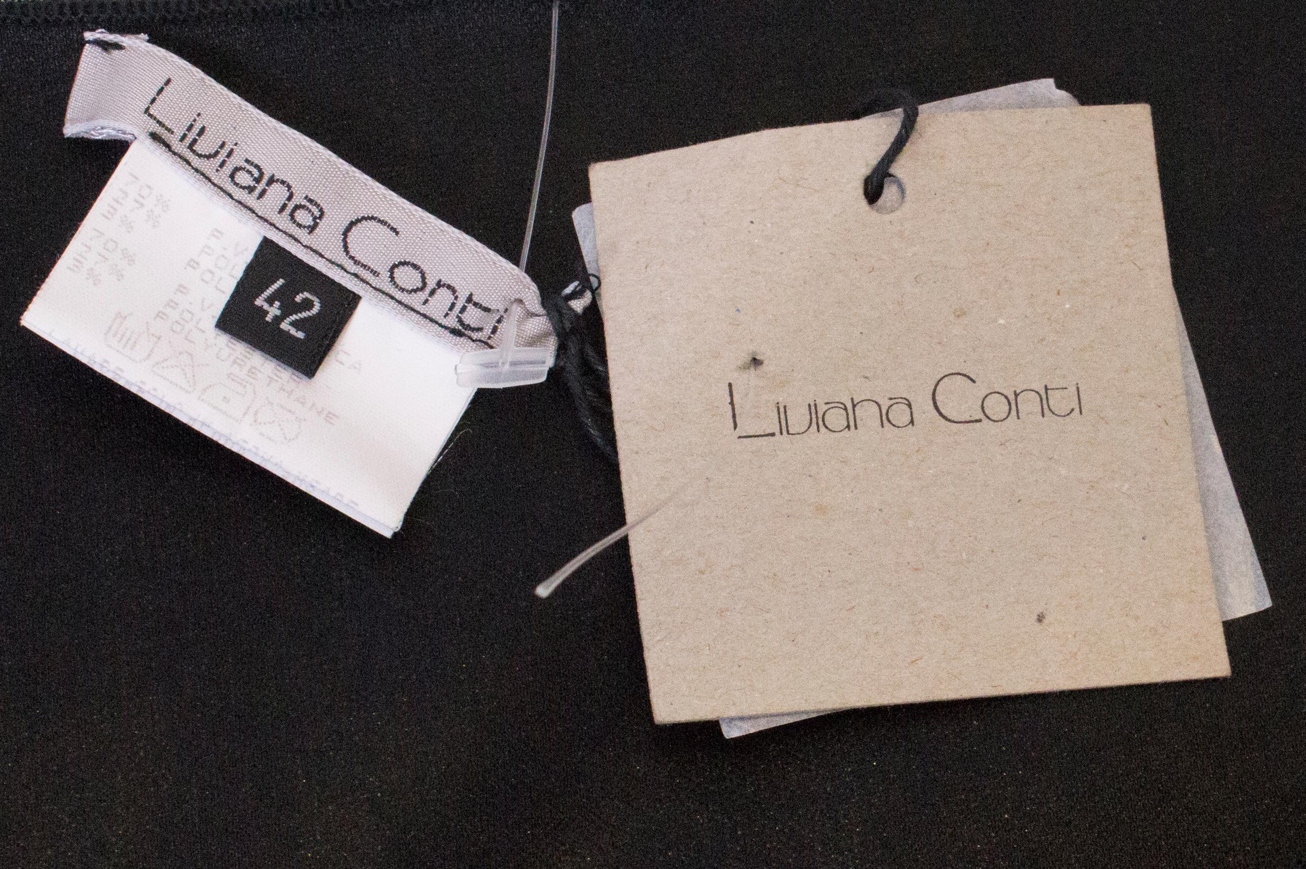 Livian Conti Black Shift Dress For Sale 2