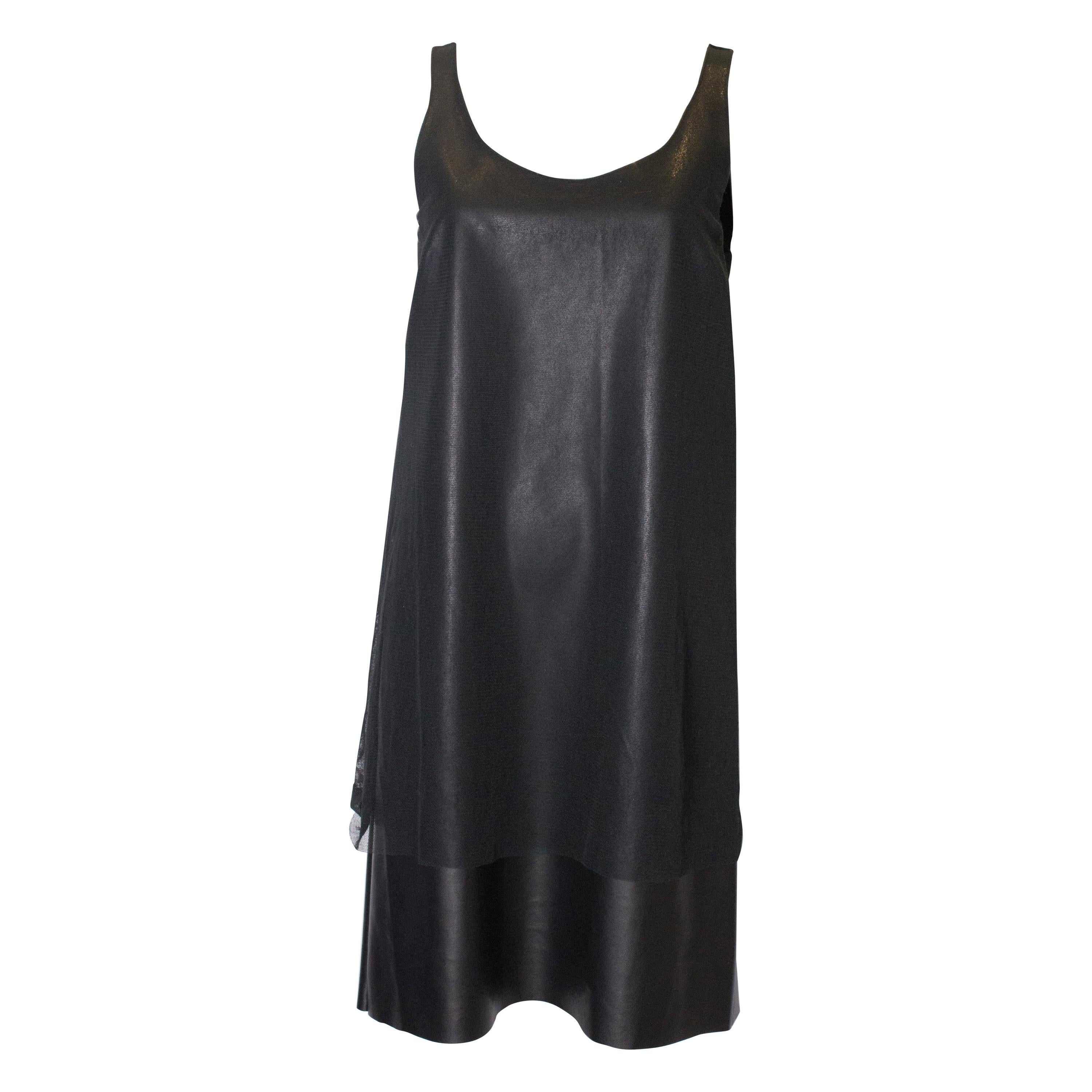 Livian Conti - Robe droite noire et noire