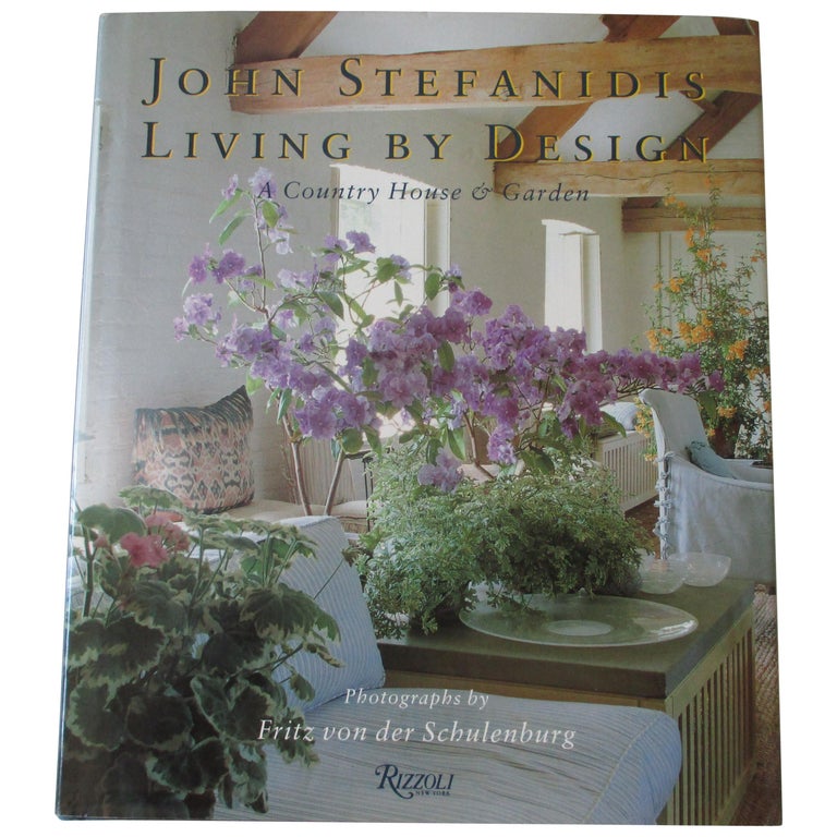 Living by Design Hard Cover Book by J. Stefanidis at 1stDibs