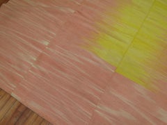 Living Coral Modern Retro Turkish Deco Kilim,