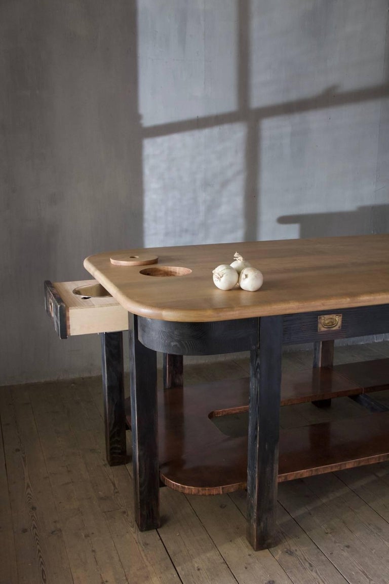 Living Island, a Fully Customisable FreeStanding Kitchen Island For