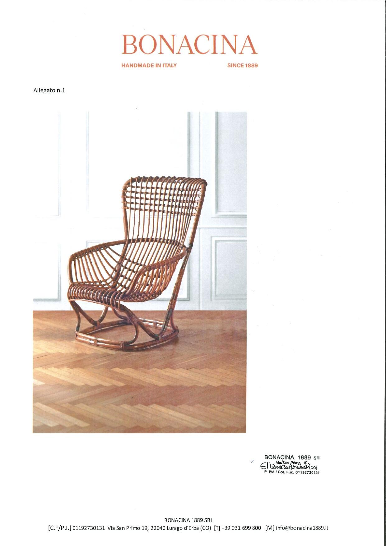 Living room armchair mod. BP4 by Tito Agnoli for Bonacina, Italy 1960 For Sale 6