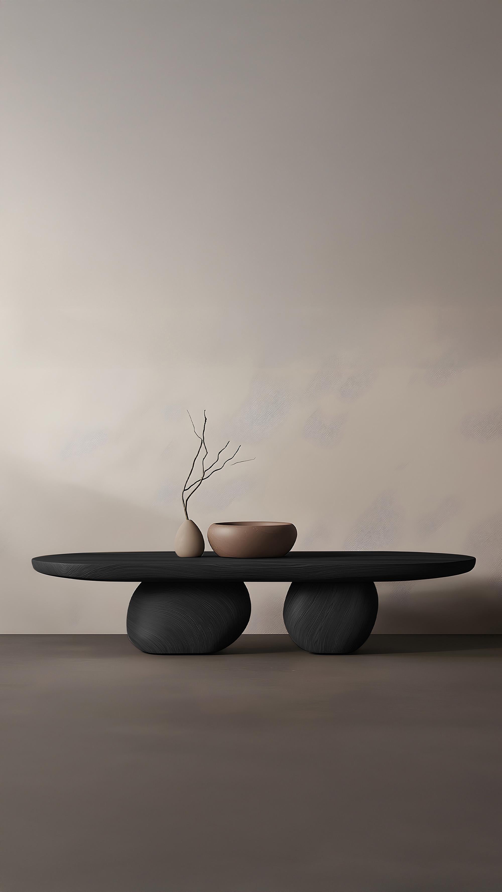 Wohnzimmer Couchtisch Serie 27 - Sereno von NONO mit Beinen aus organischem Kieselstein im Zustand „Neu“ im Angebot in Ciudad de México, CDMX