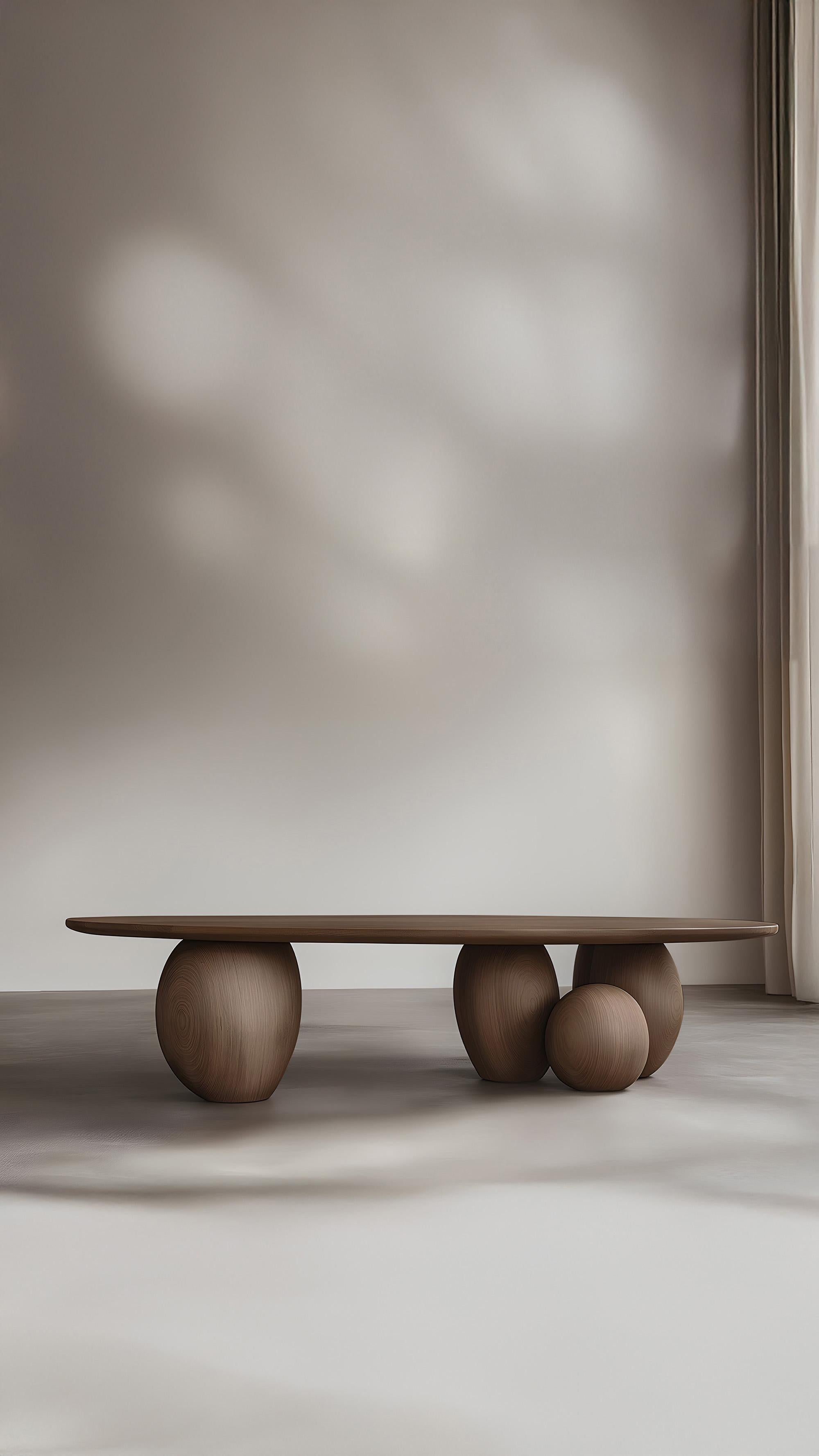 Messicano Tavolino da salotto Serie 46 - Sereno di Joel Escalona in legno massiccio in vendita