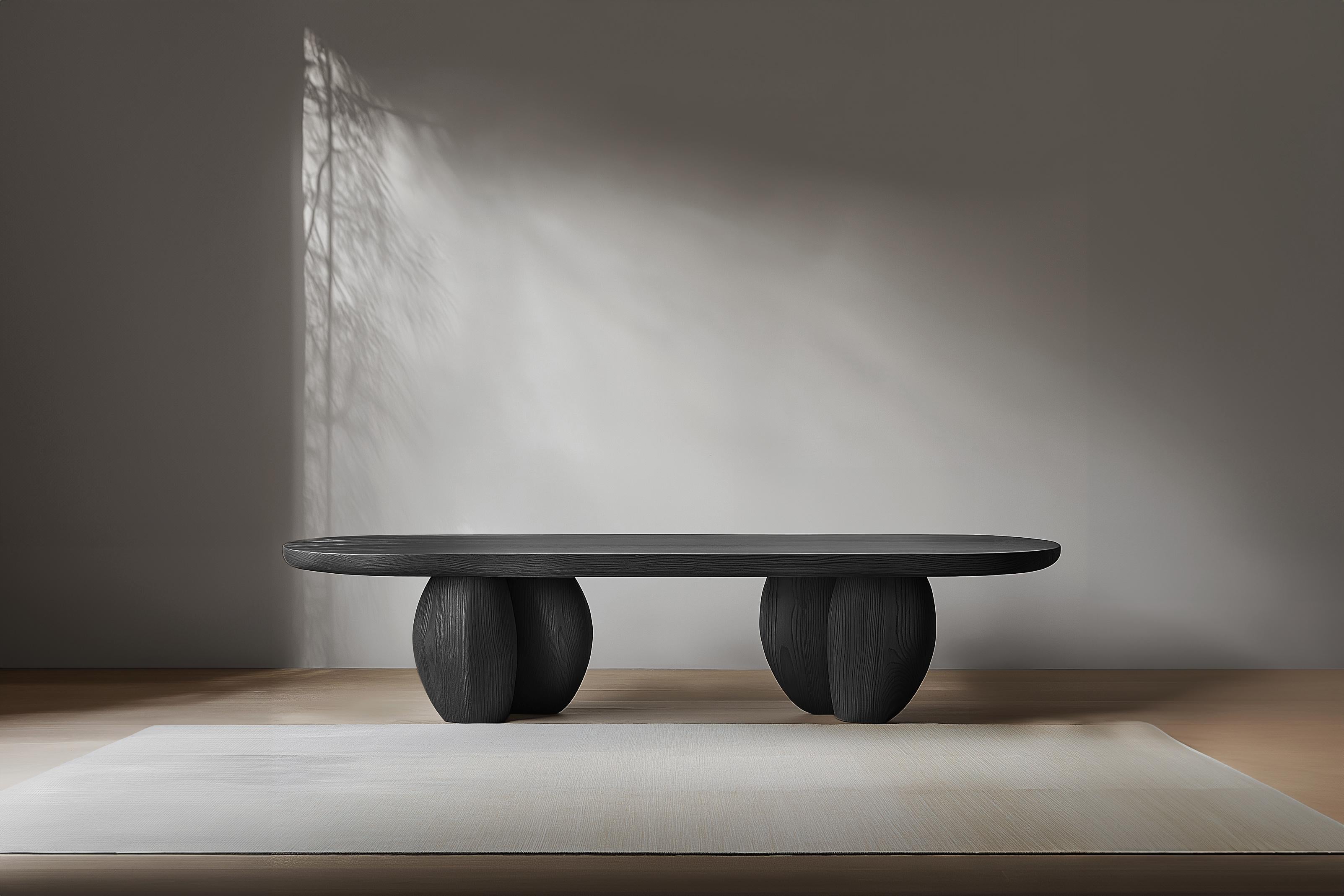 XXIe siècle et contemporain Table basse de salon Serie 91 - Sereno by NONO avec pieds en galets en vente