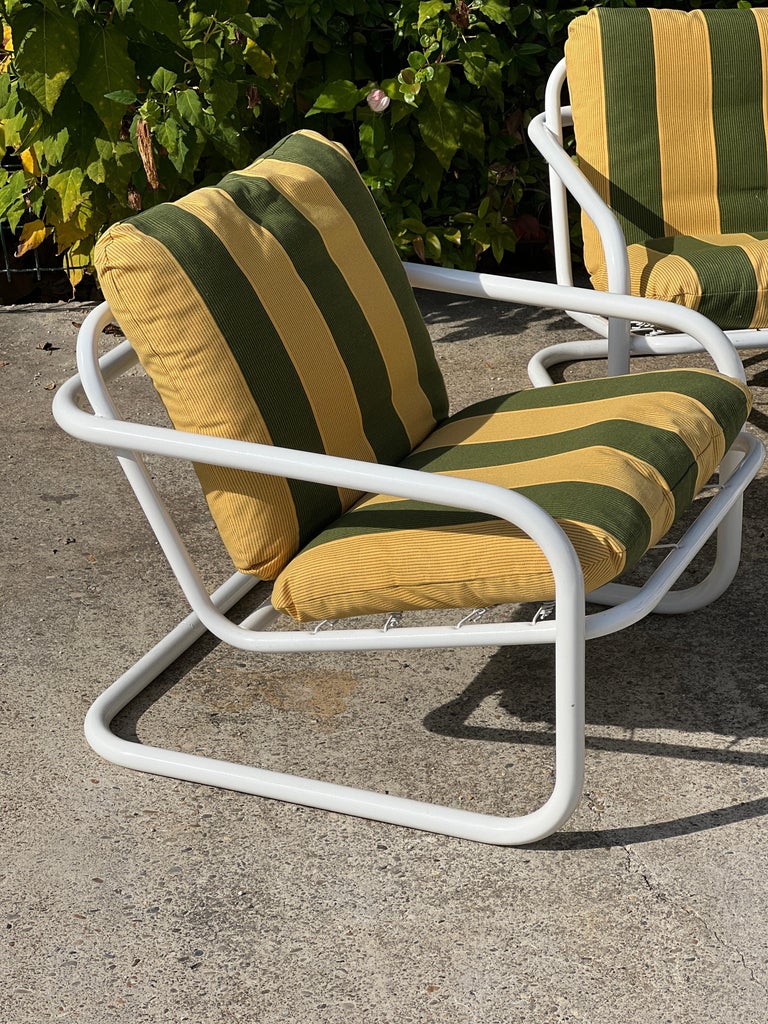 Ensemble Vintage Canapé Convertible Lit Et 2 Fauteuils - Velours Motif Design Annee 70 Imgx1200 9600