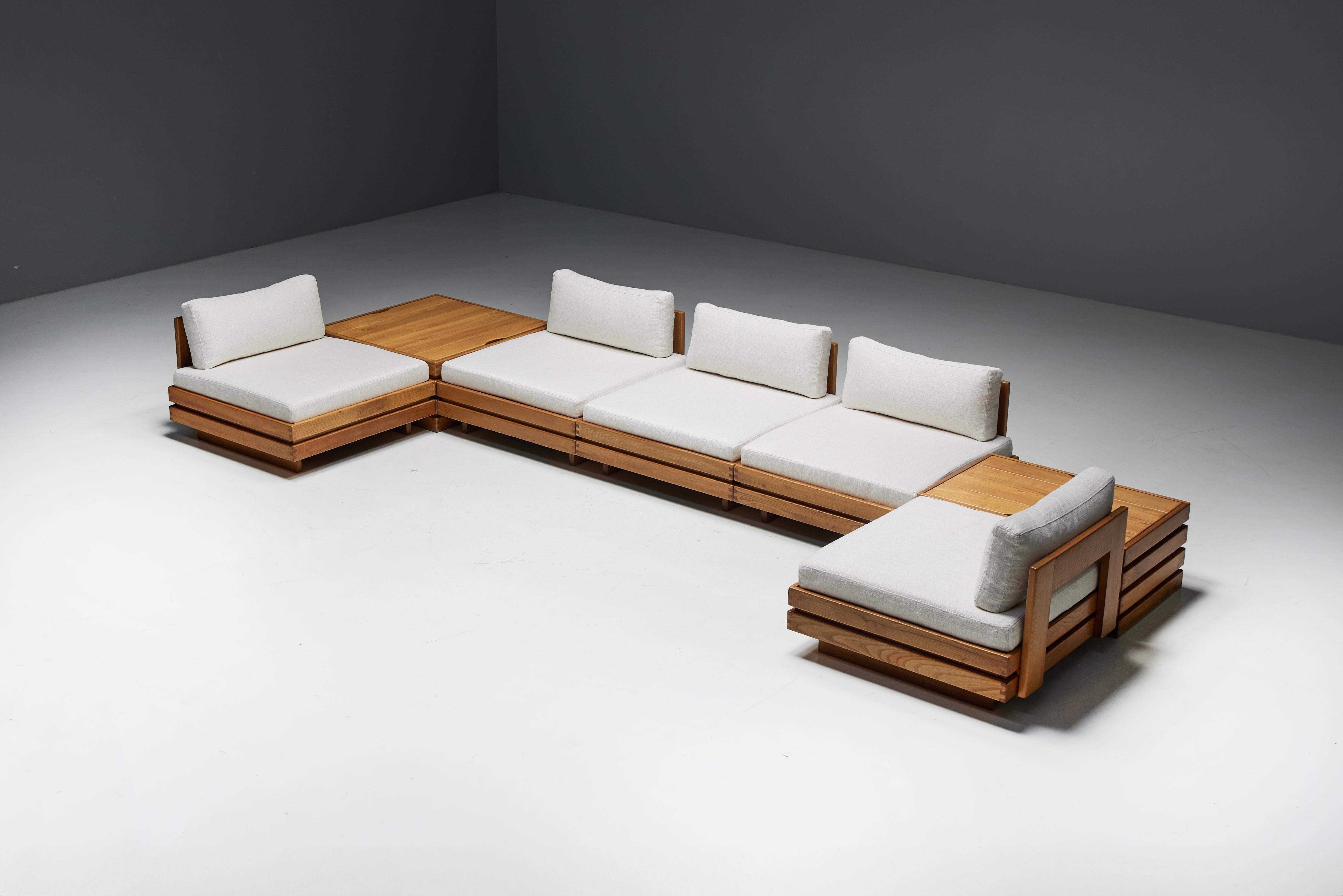 Living Room Set by Maison Regain, France, 1970s 7