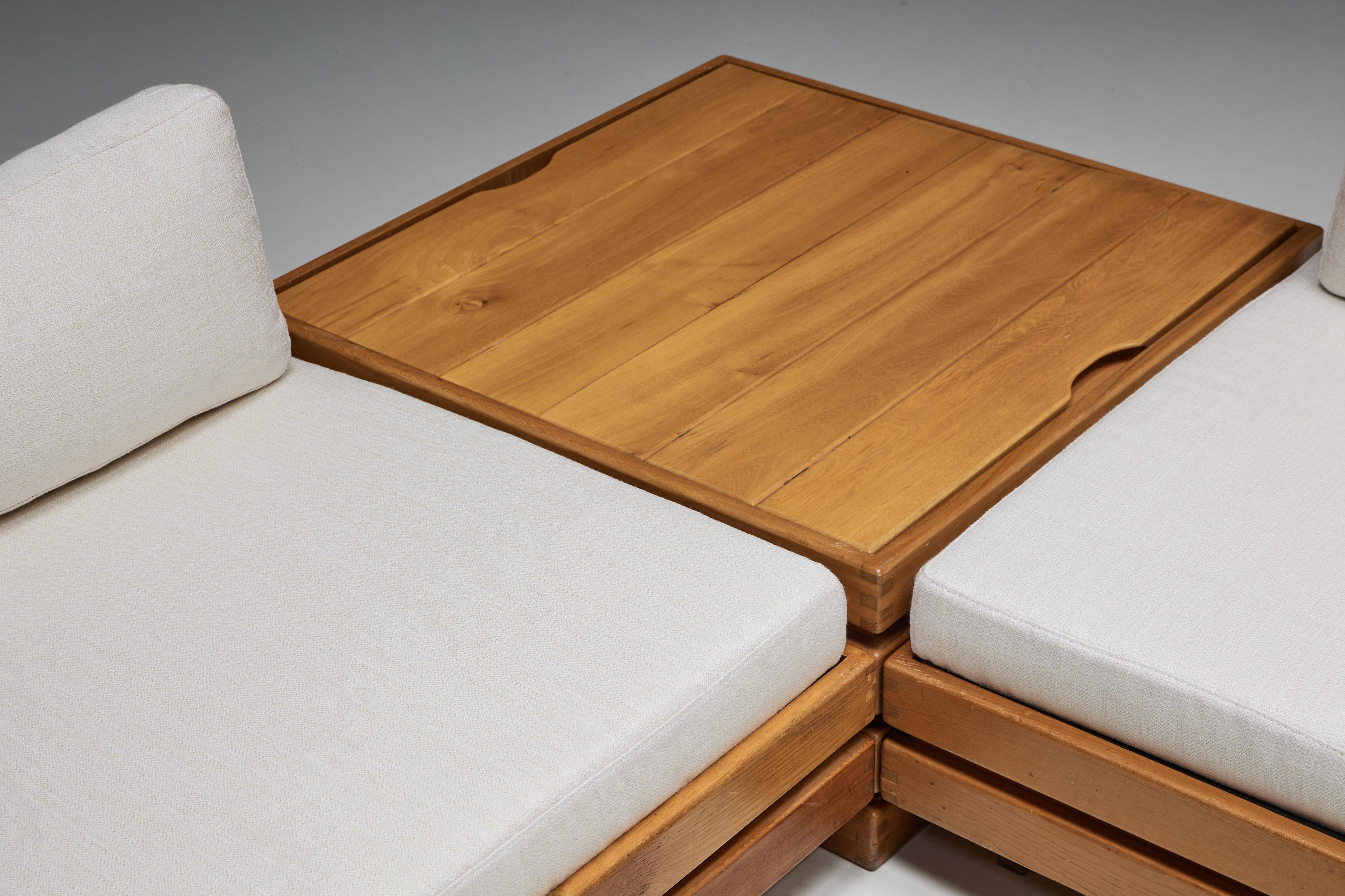 Living Room Set by Maison Regain, France, 1970s 9