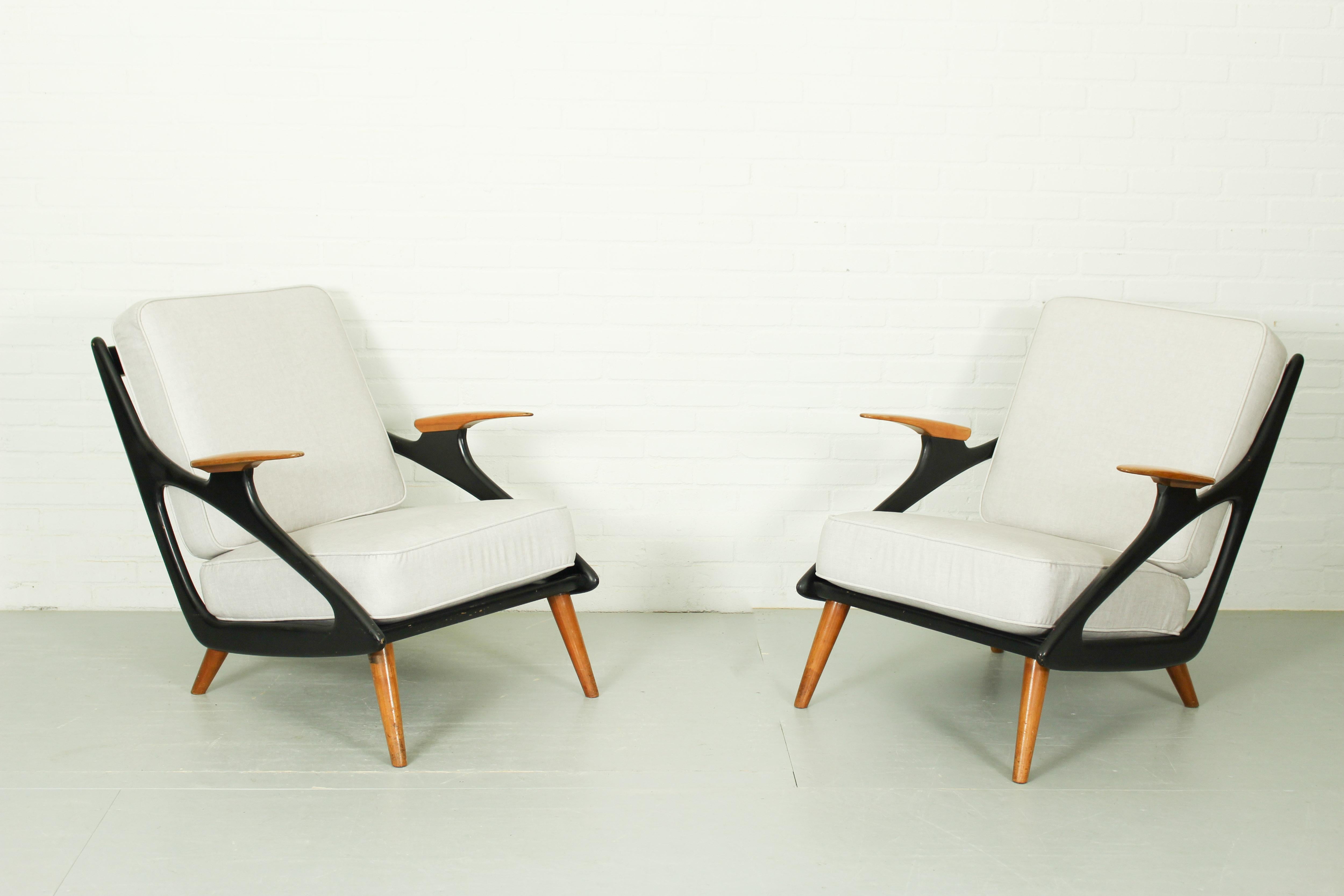 Living Room Set by Spruij Holland, 1954, Set of 3 For Sale 8