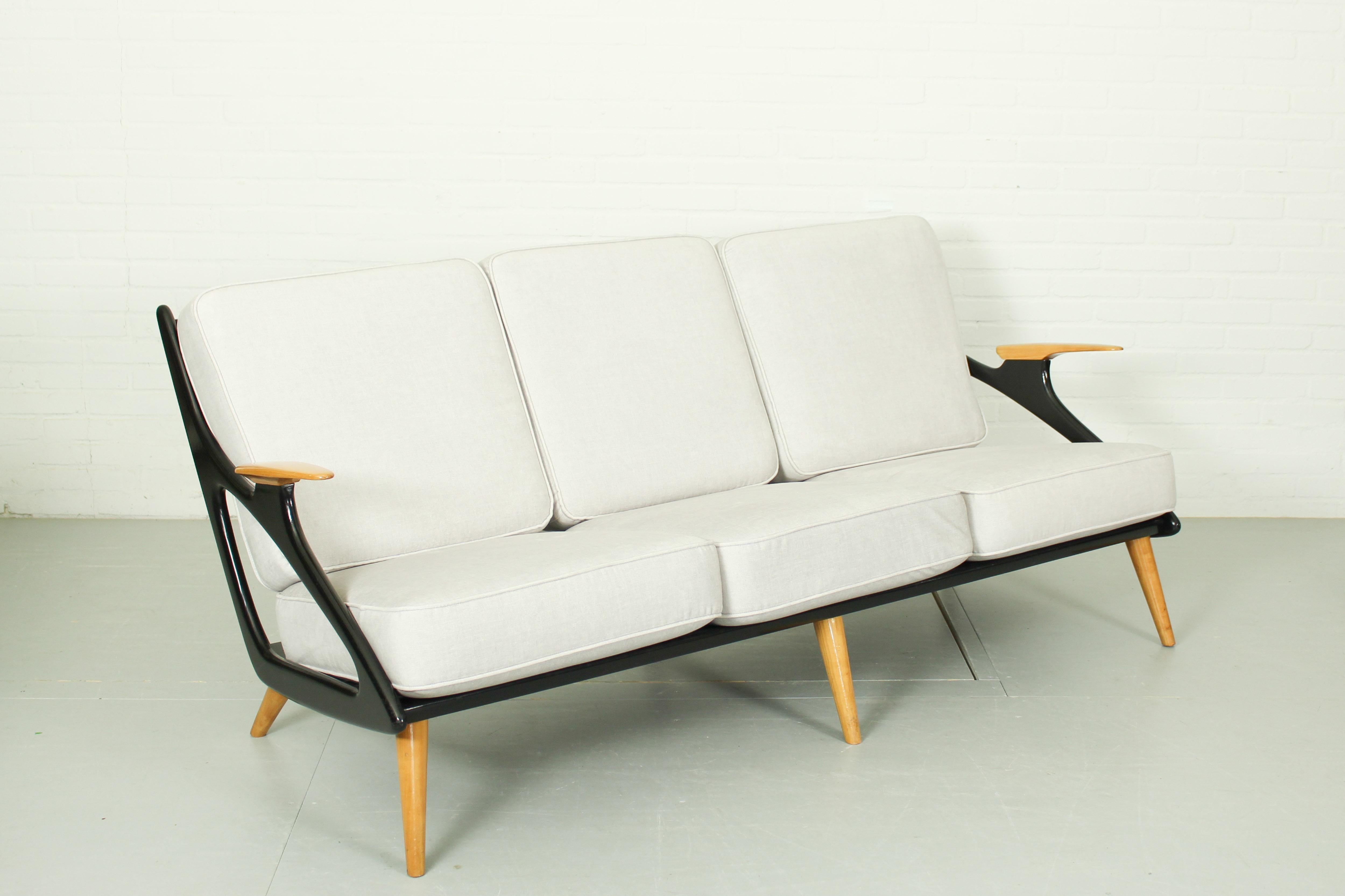 Living Room Set by Spruij Holland, 1954, Set of 3 In Good Condition For Sale In Appeltern, Gelderland