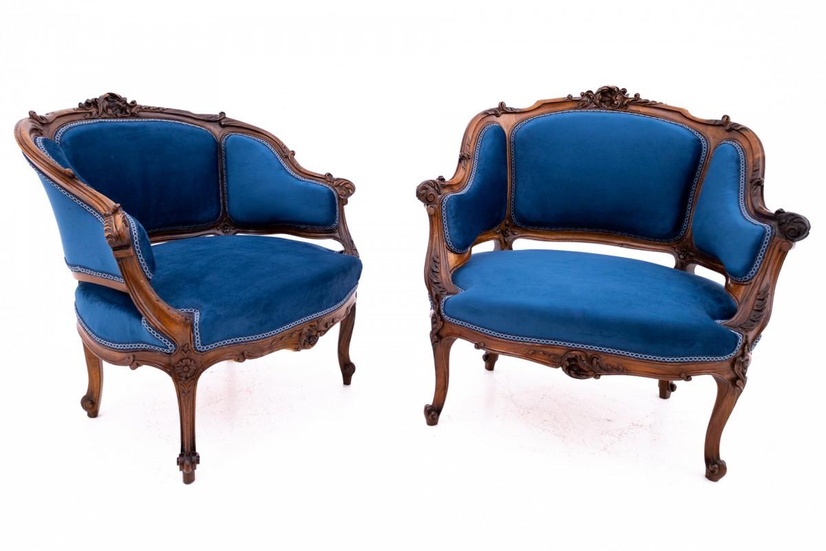Ensemble de salon de la seconde moitié du XIXe siècle, France. 5