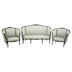 Used Living room set in Louis Philippe Style, France, circa 1870.