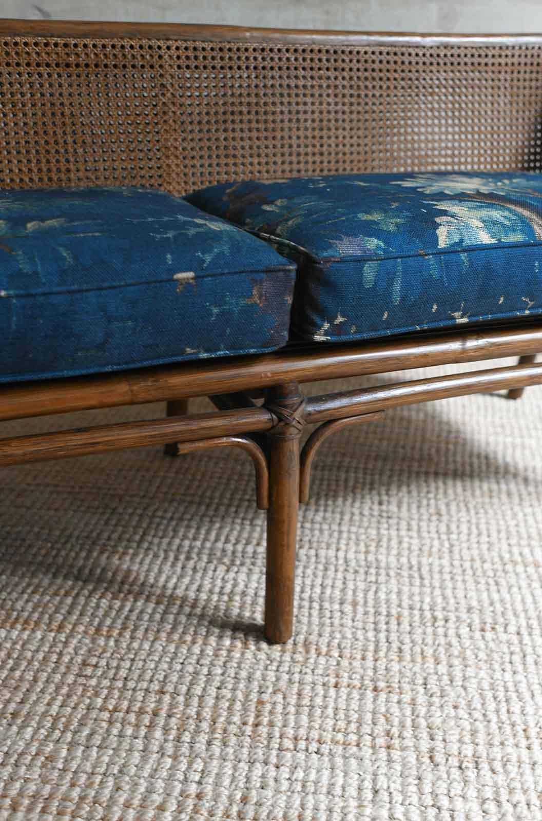 Ensemble de salon dans le style de Mcguire San Francisco 1970 en vente 9