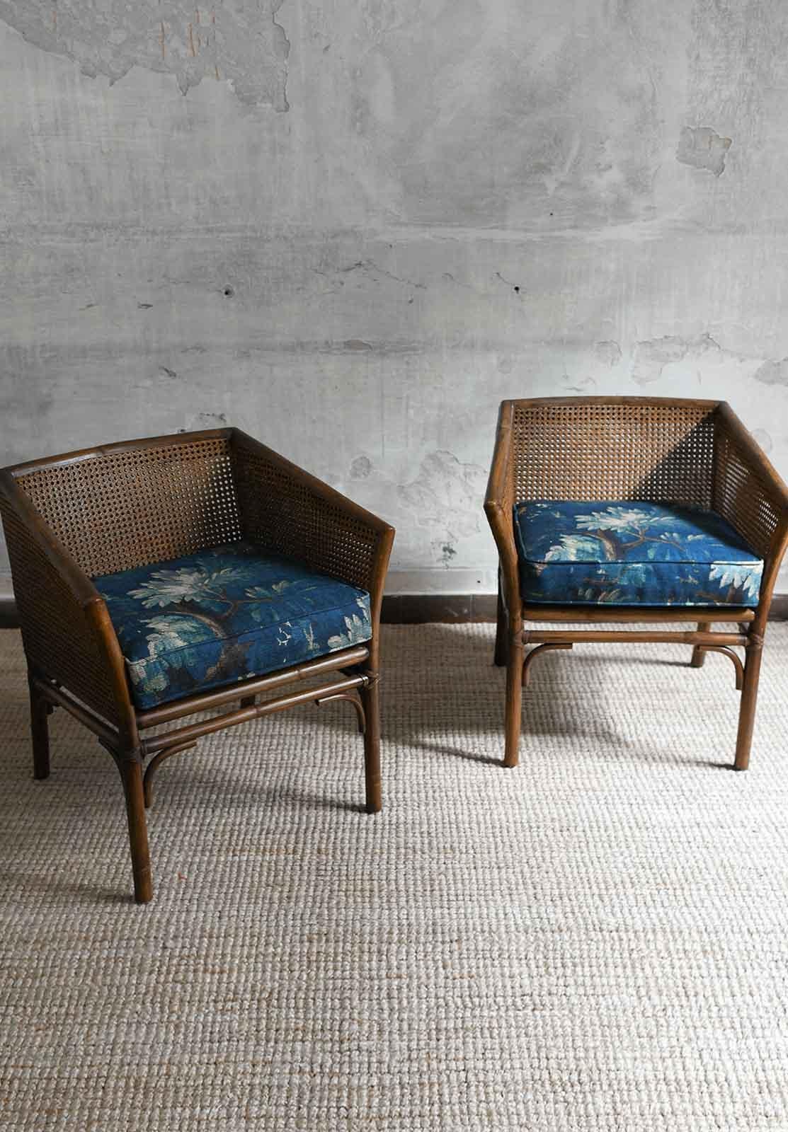 Ensemble de salon dans le style de Mcguire San Francisco 1970 Bon état - En vente à Roma, RM