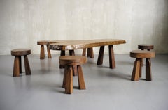 Conjunto de salón en chapa de madera, Senegal, 1960