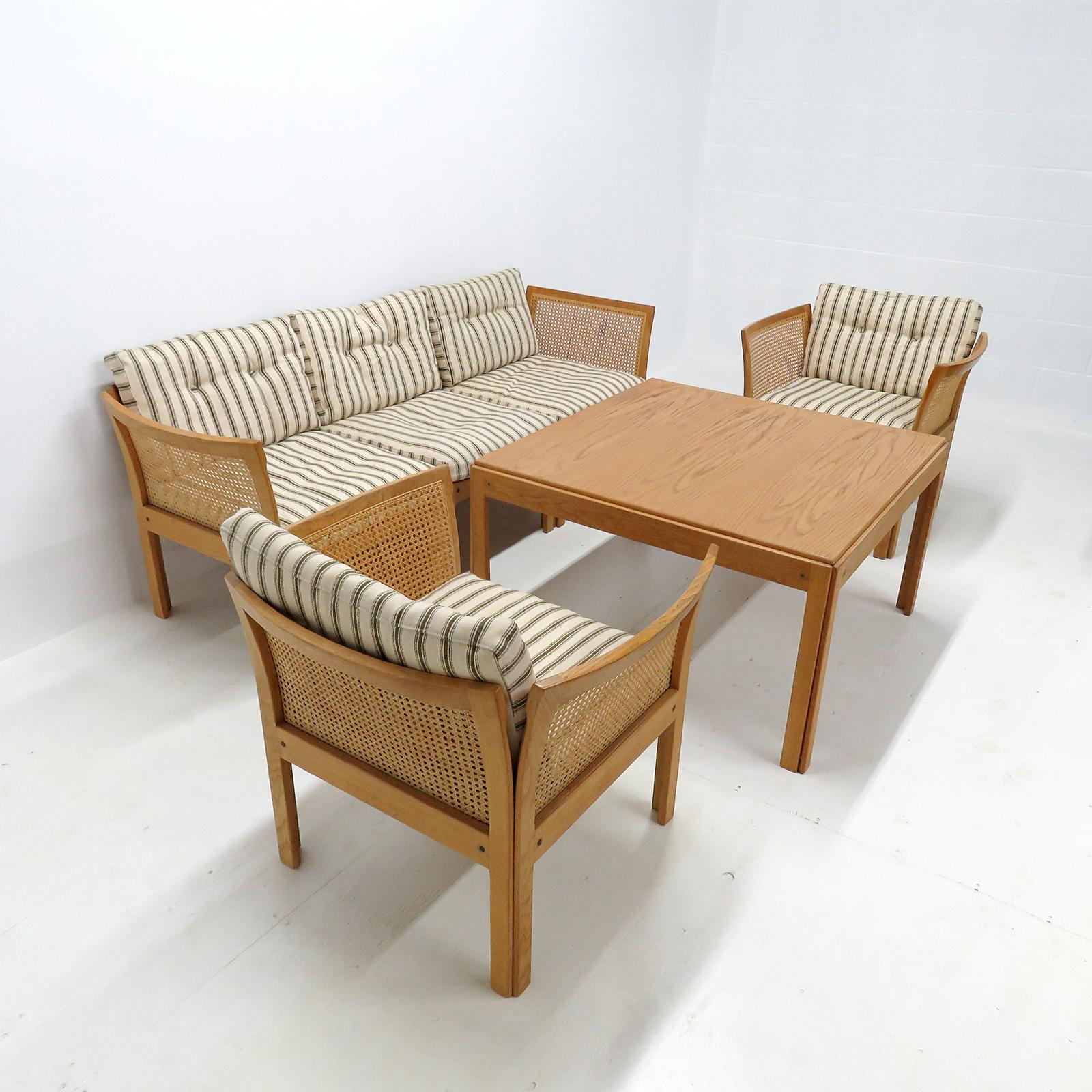 Scandinavian Modern Living Room Set Model Plexus by Illum Wikkelsø for CFC Silkeborg, 1960 For Sale