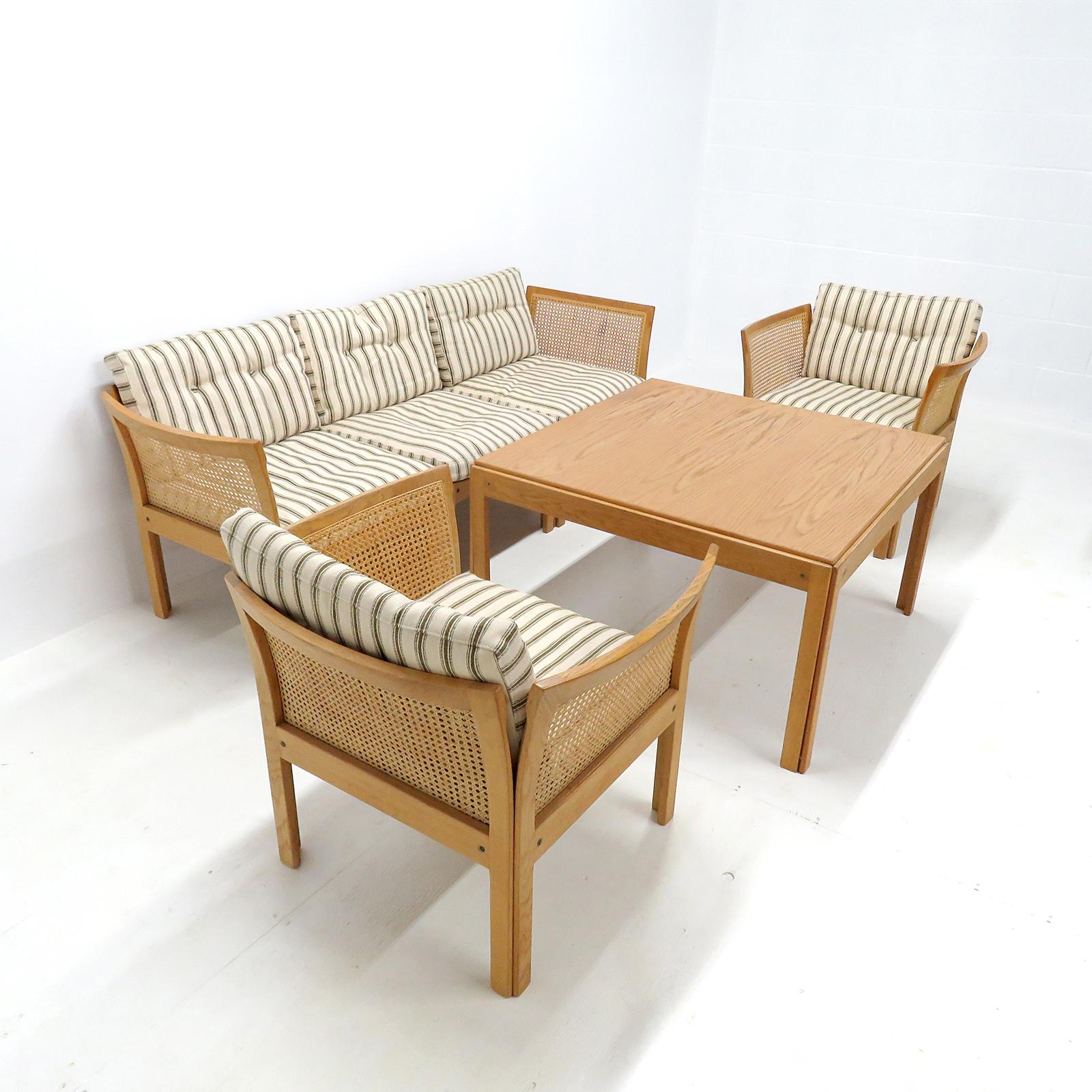 Scandinavian Modern Living Room Set Model Plexus by Illum Wikkelsø for CFC Silkeborg, 1960 For Sale