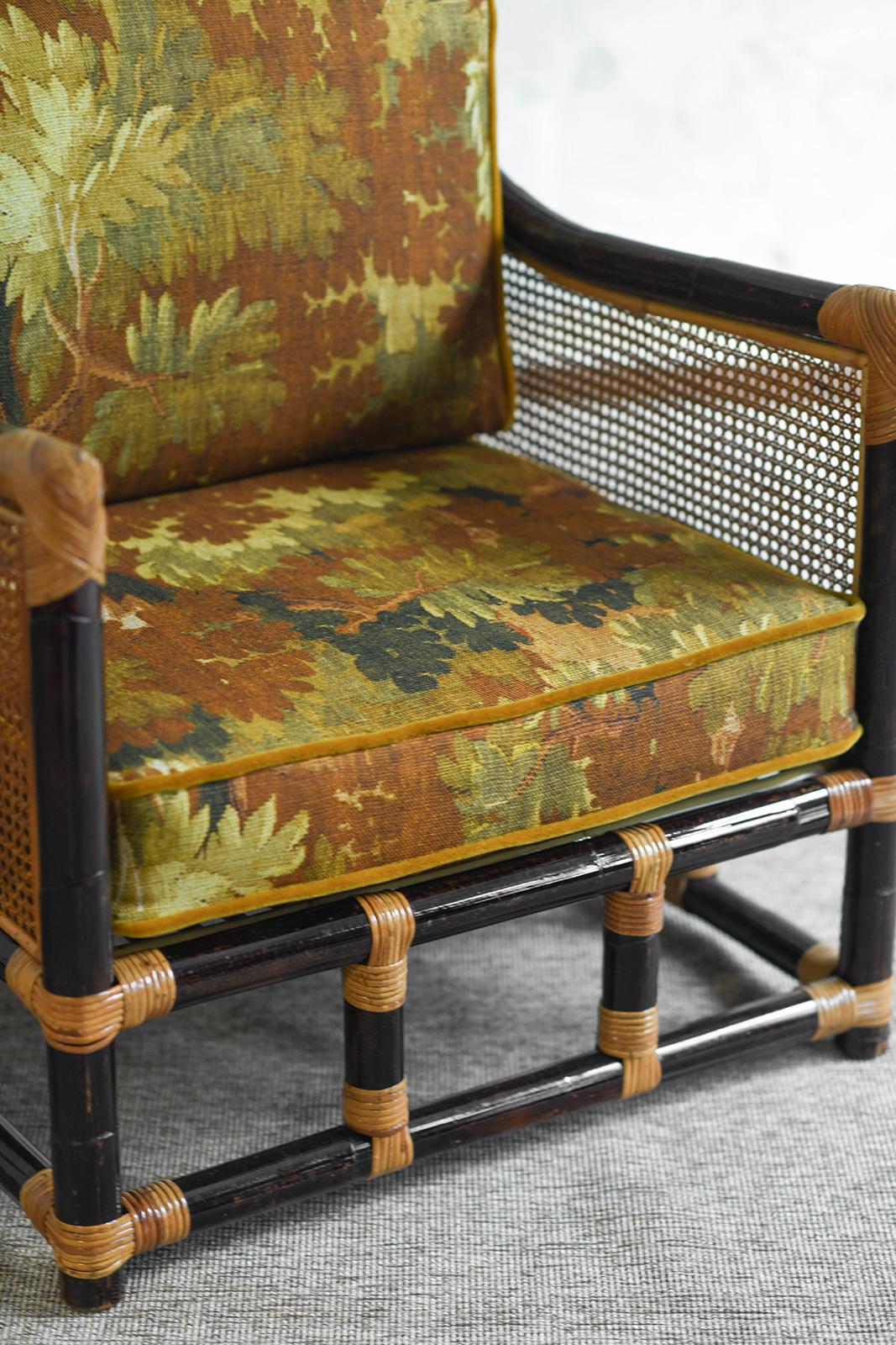 Ensemble salon : paire de fauteuils et canapé en vente 3