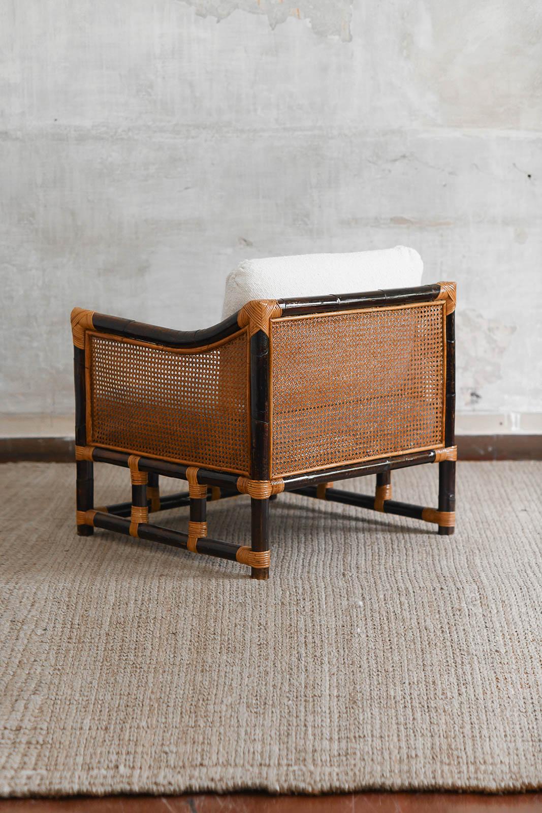 Ensemble salon : paire de fauteuils et canapé en vente 7
