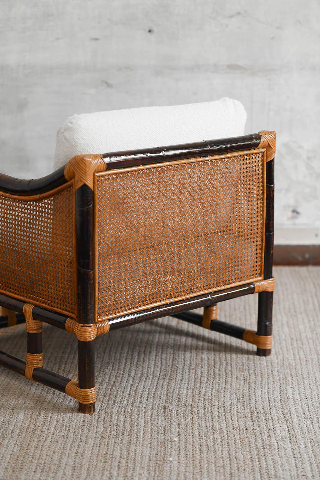 Ensemble salon : paire de fauteuils et canapé en vente 8