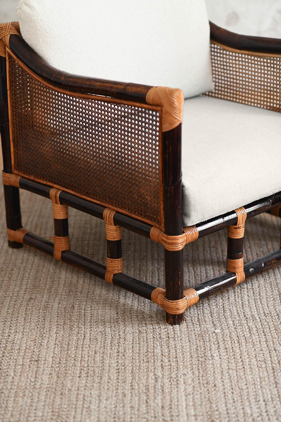 Ensemble salon : paire de fauteuils et canapé en vente 9