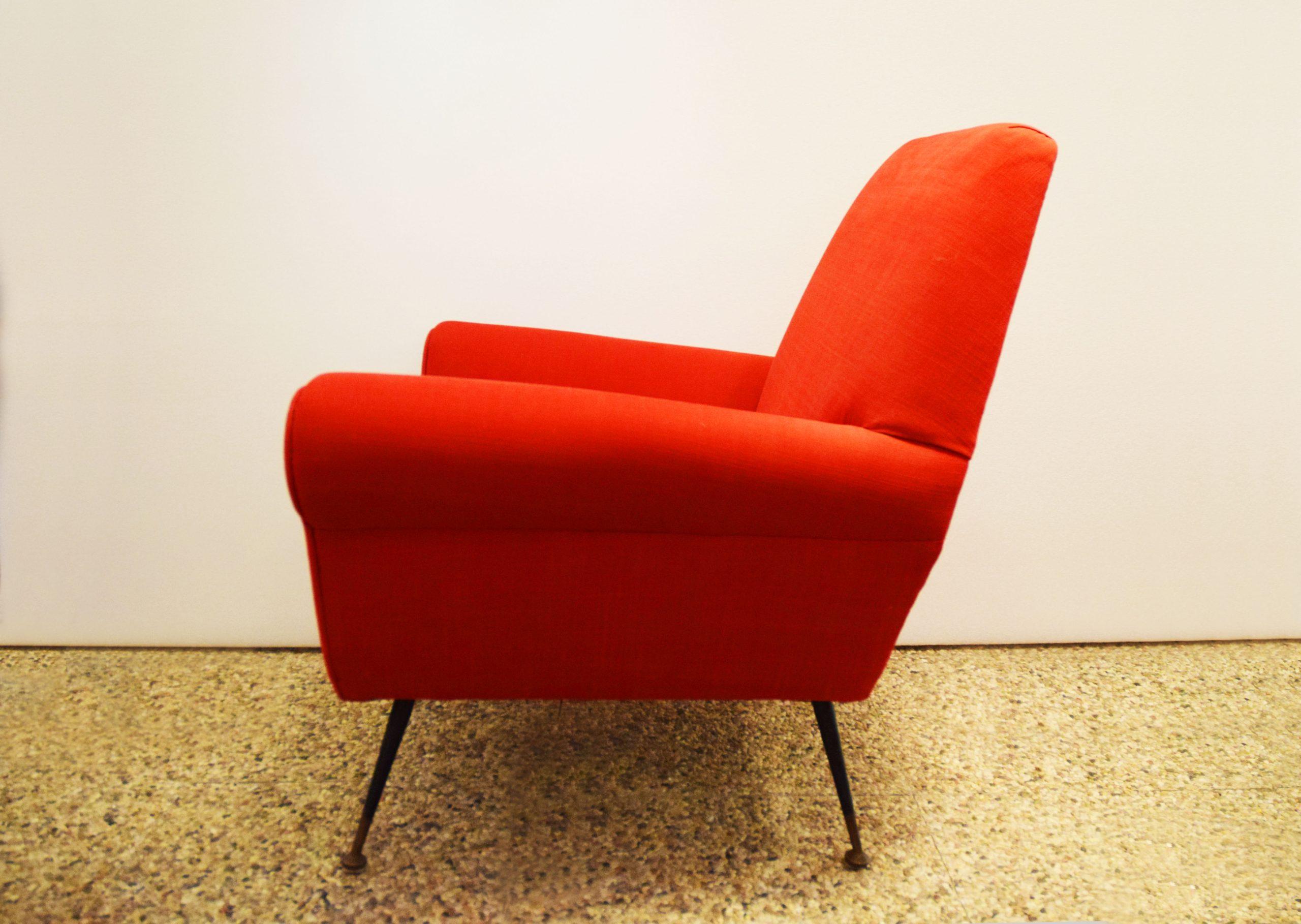 Living room set with sofa and two armchairs, Italian production, 1960s For Sale 4