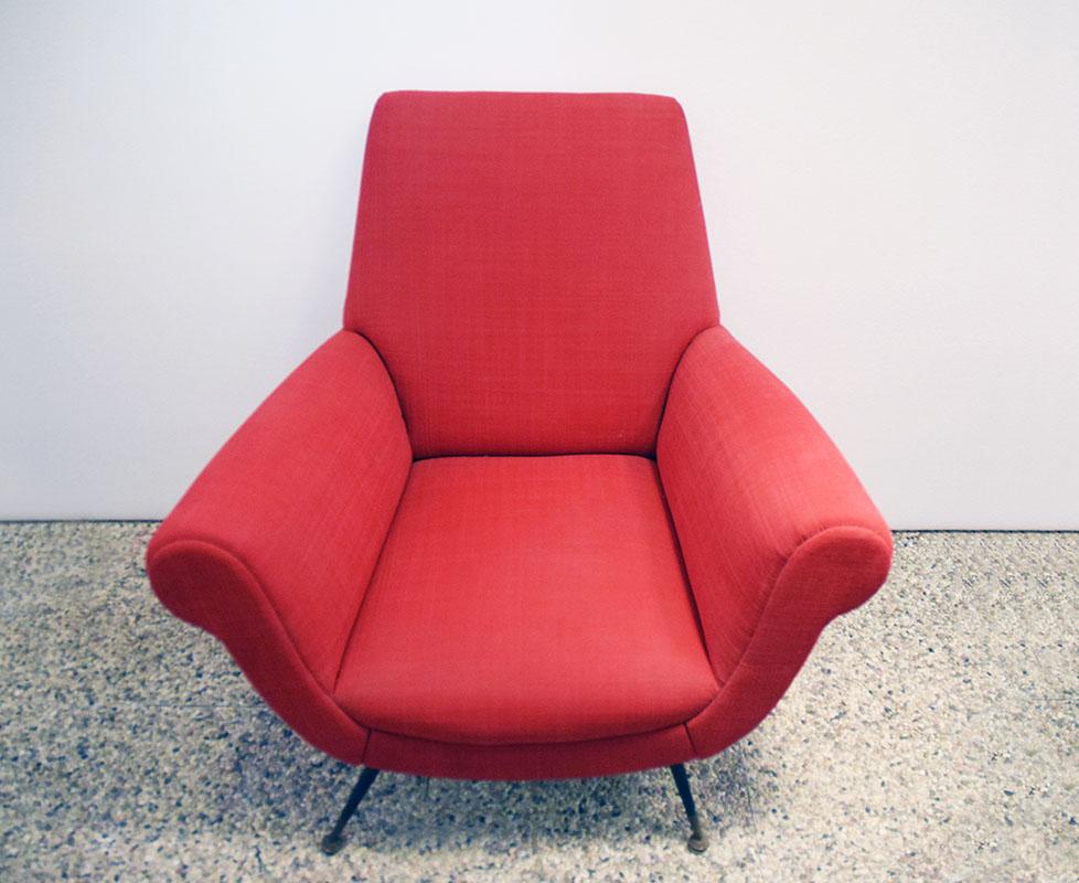 Living room set with sofa and two armchairs, Italian production, 1960s For Sale 6
