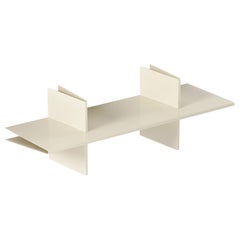 Living Room Shelf in Steel, Color Beige